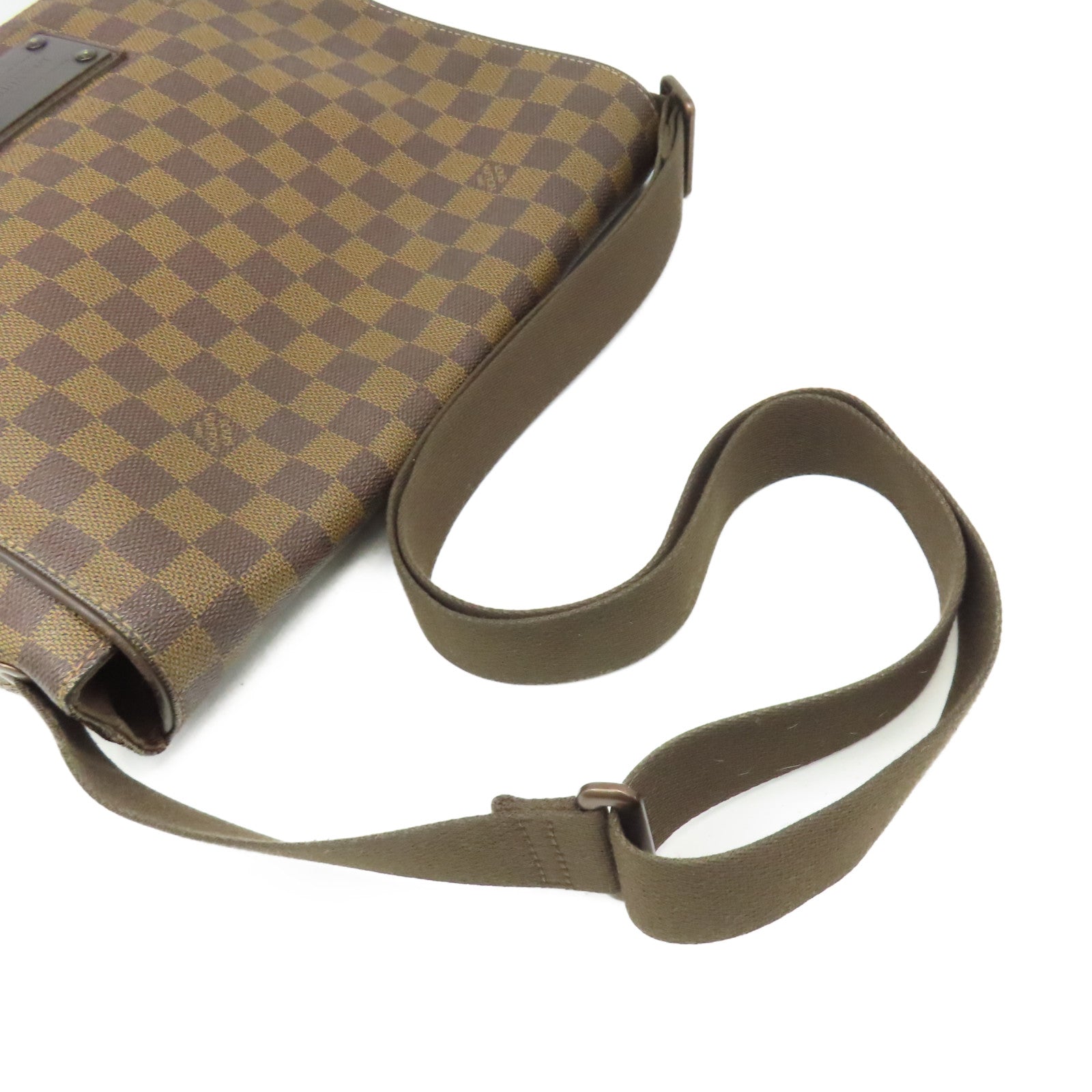 LOUIS VUITTON Damier Brooklyn MM Shoulder Bag肩背袋啡色