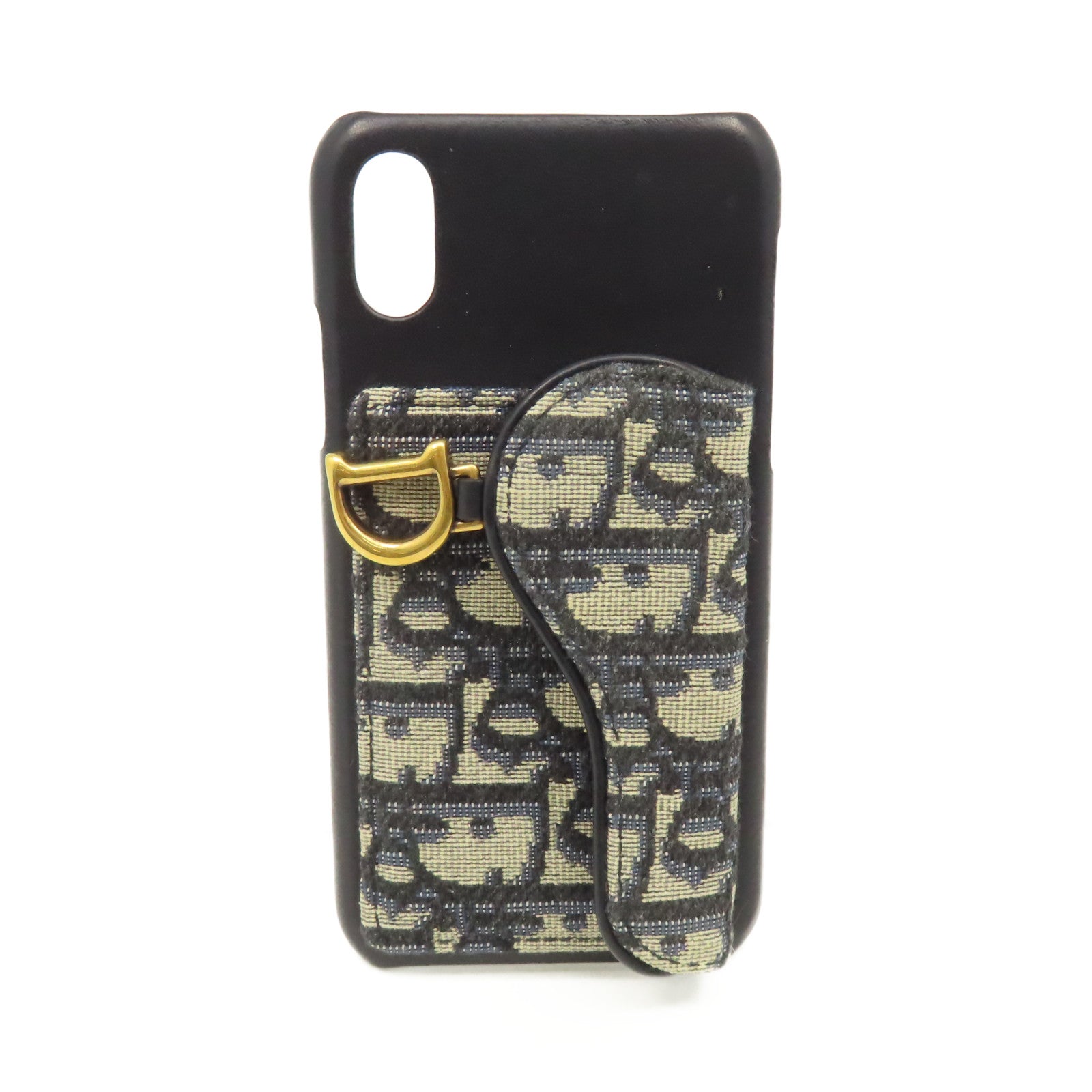 Dior 帆布iPhone X/XS Case手機保護套寶藍色