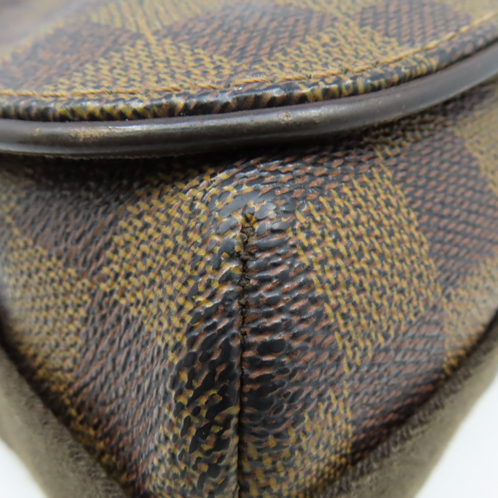 LOUIS VUITTON Damier Brooklyn MM Shoulder Bag肩背袋啡色