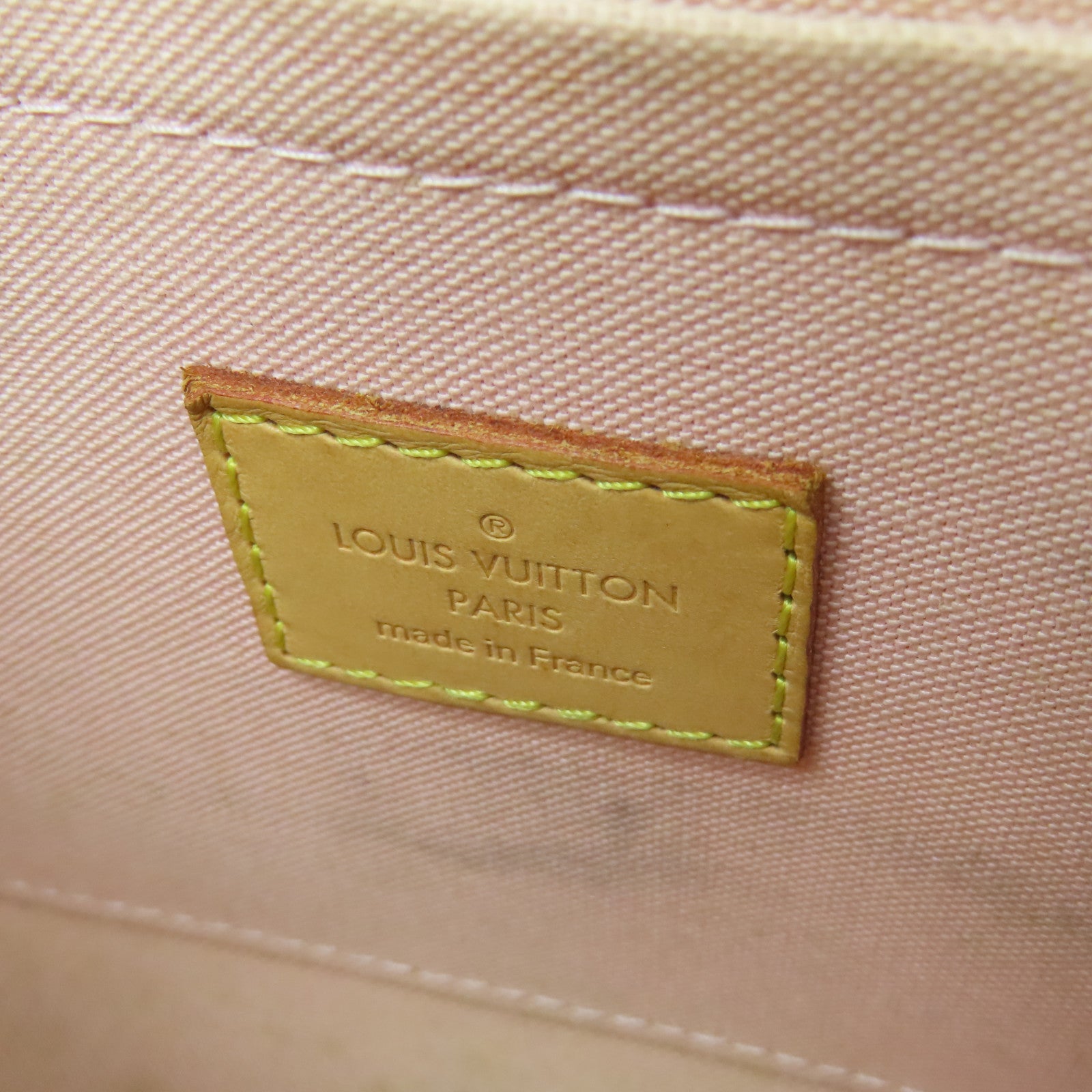 LOUIS VUITTON Damier Azur Croisette金扣手挽肩背兩用袋藍色/白色