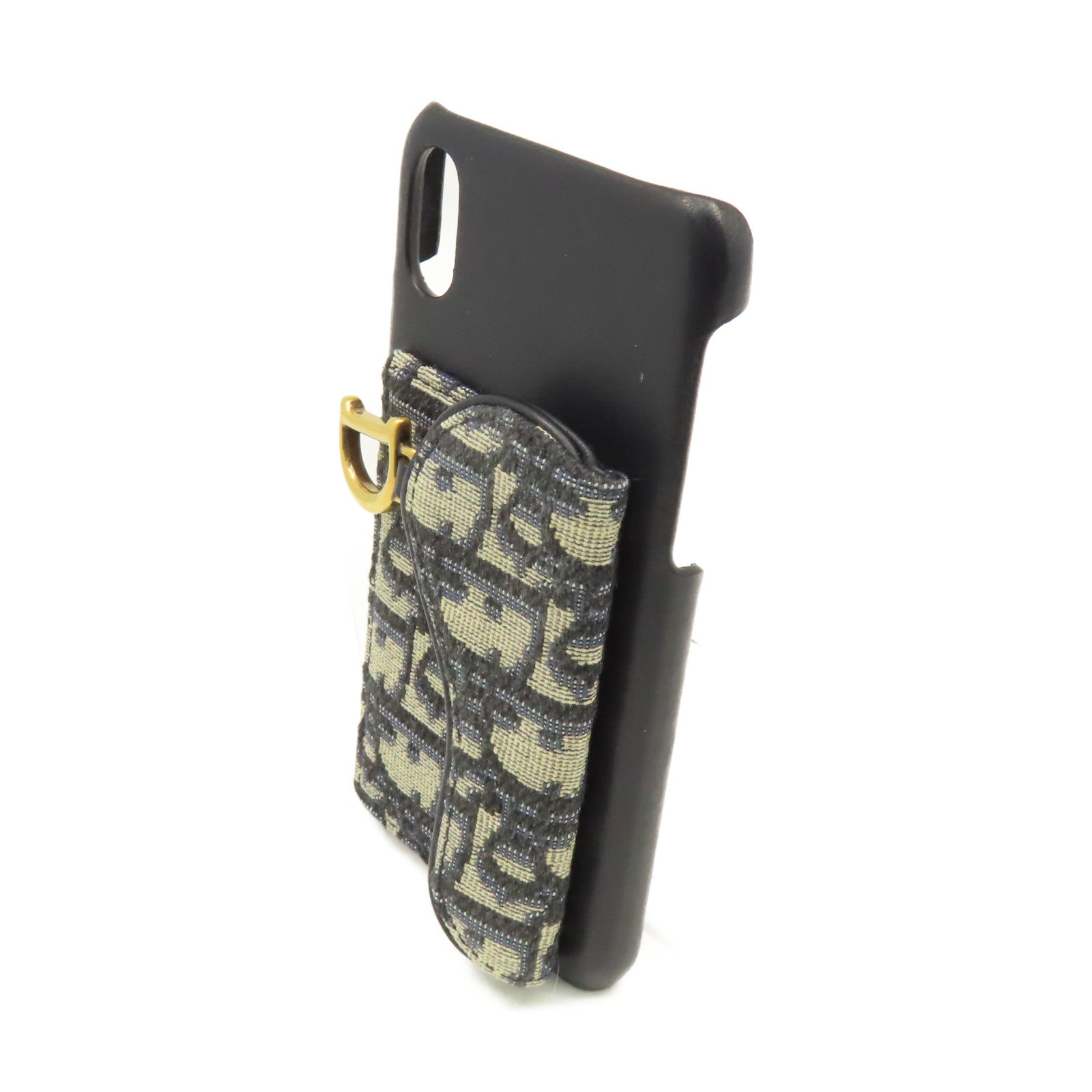 Dior 帆布iPhone X/XS Case手機保護套寶藍色
