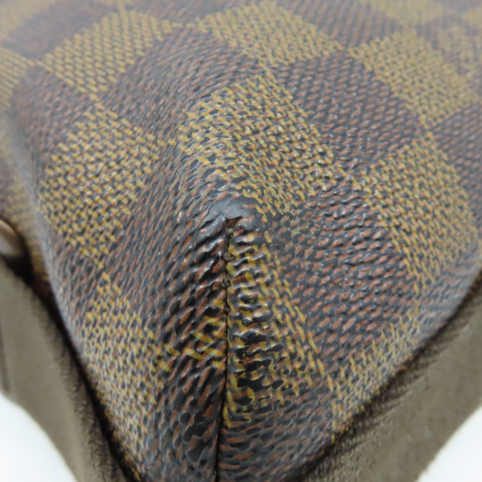 LOUIS VUITTON Damier Brooklyn MM Shoulder Bag肩背袋啡色