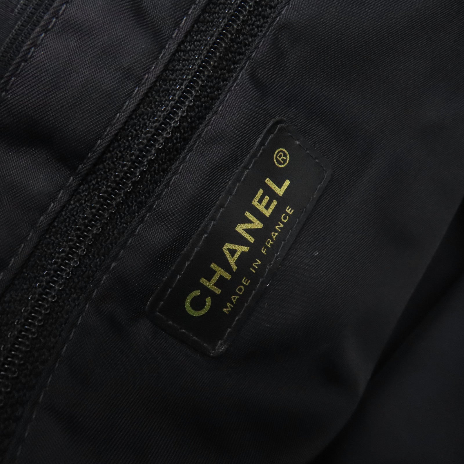 CHANEL 尼龍Tote Bag肩背袋黑色