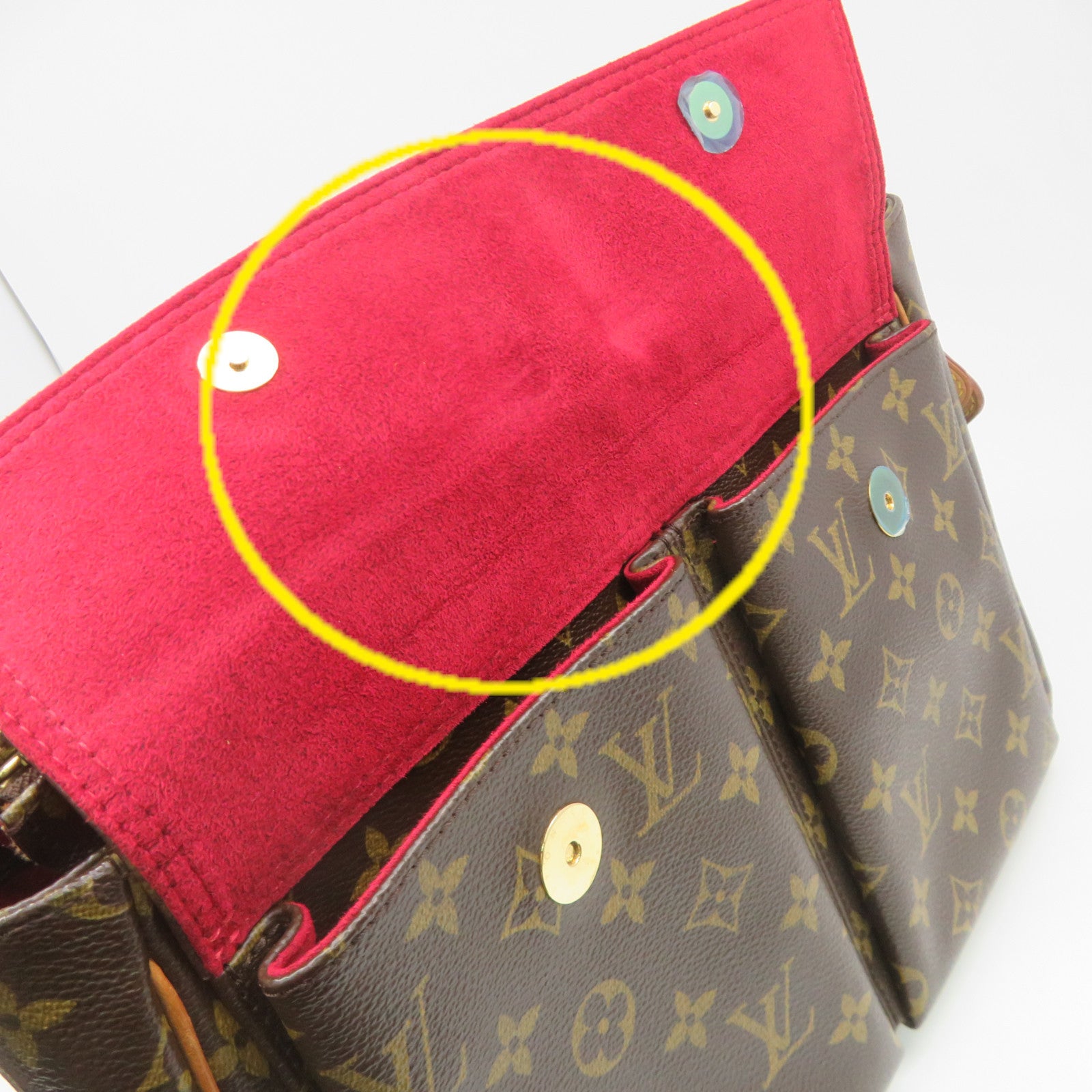 LOUIS VUITTON Monogram Multipli-Cite Shoulder Bag brown