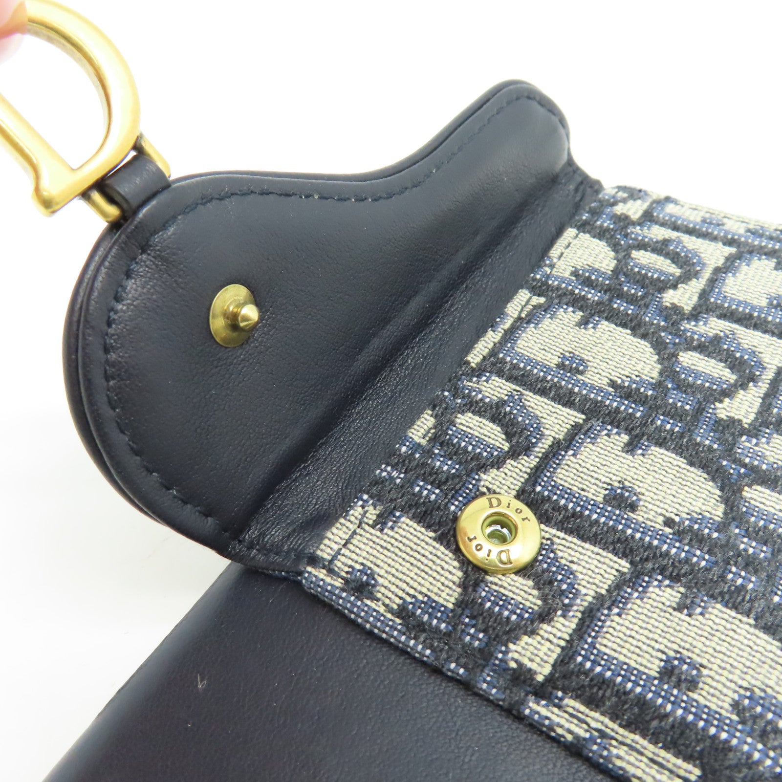Dior 帆布iPhone X/XS Case手機保護套寶藍色