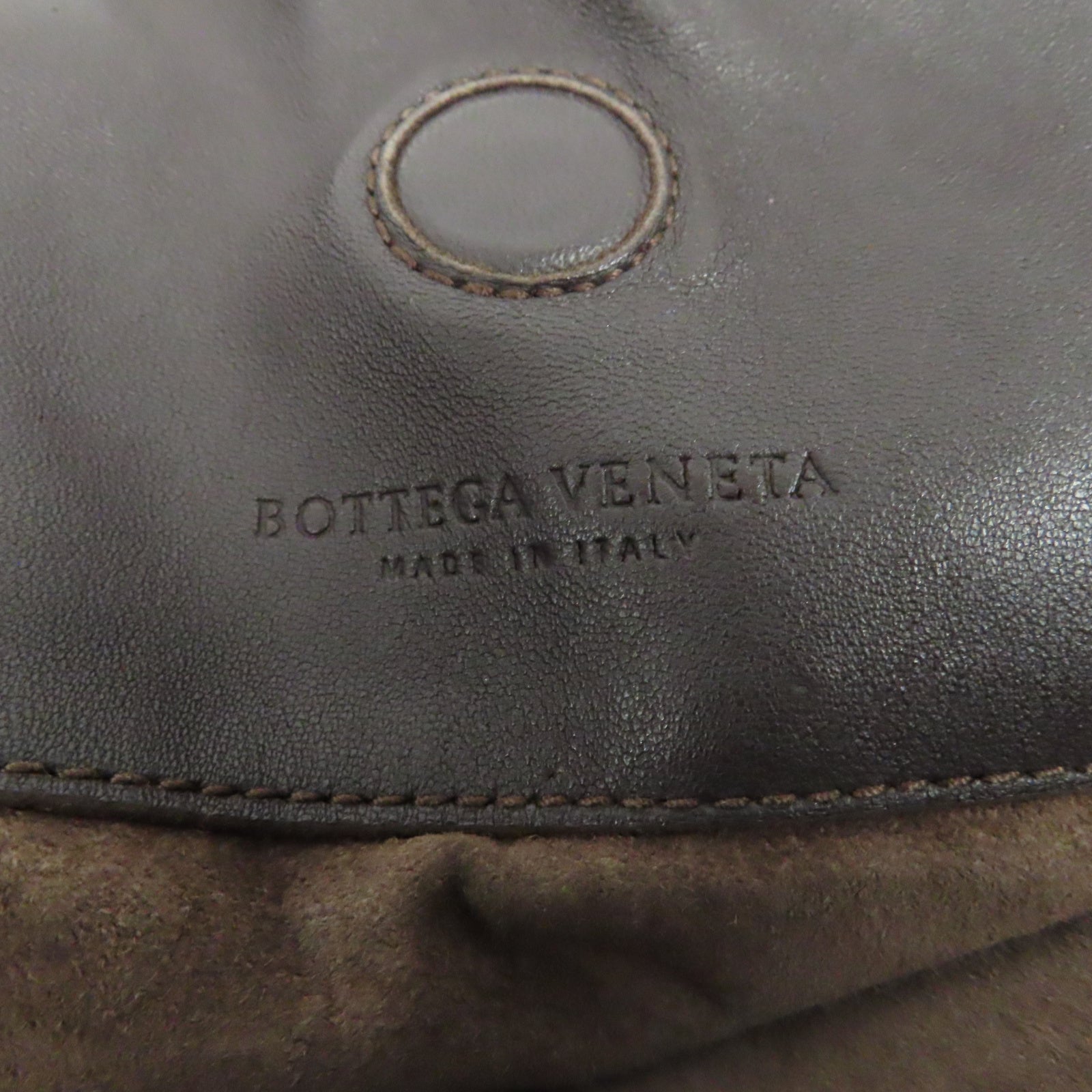 BOTTEGA VENETA 織紋皮革Shoulder Bag肩背袋啡色