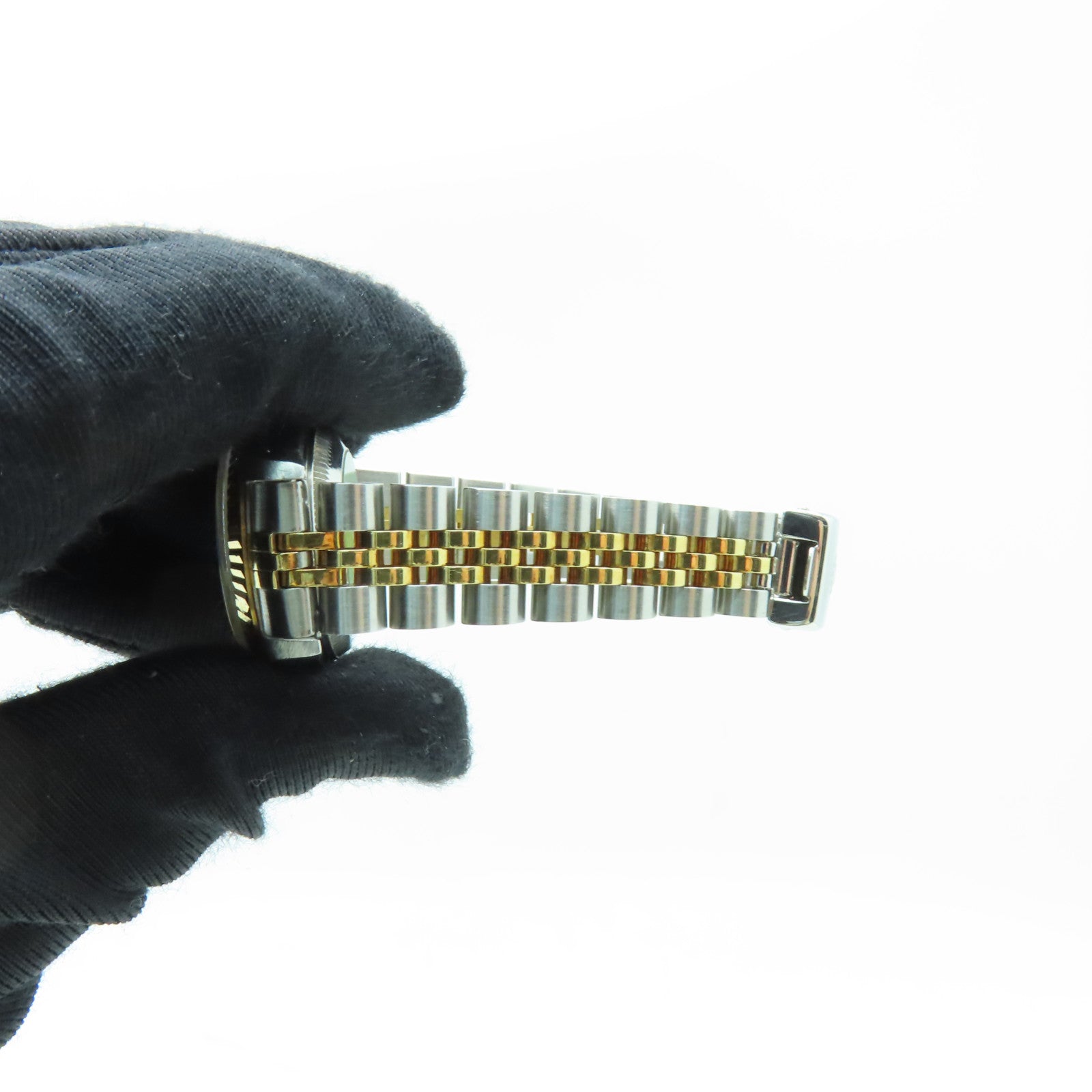 ROLEX Datejust 18K黄金/不鏽鋼手錶自動機芯金色