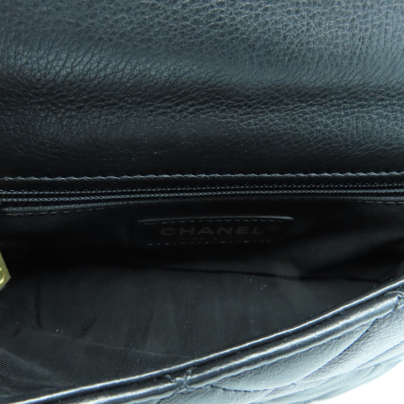 CHANEL [Sharp Discount] Lingge Cowhide Leather Chain Shoulder Bag/Waist Bag Gold Buckle Chain Belt Shoulder Bag/Pocket Black