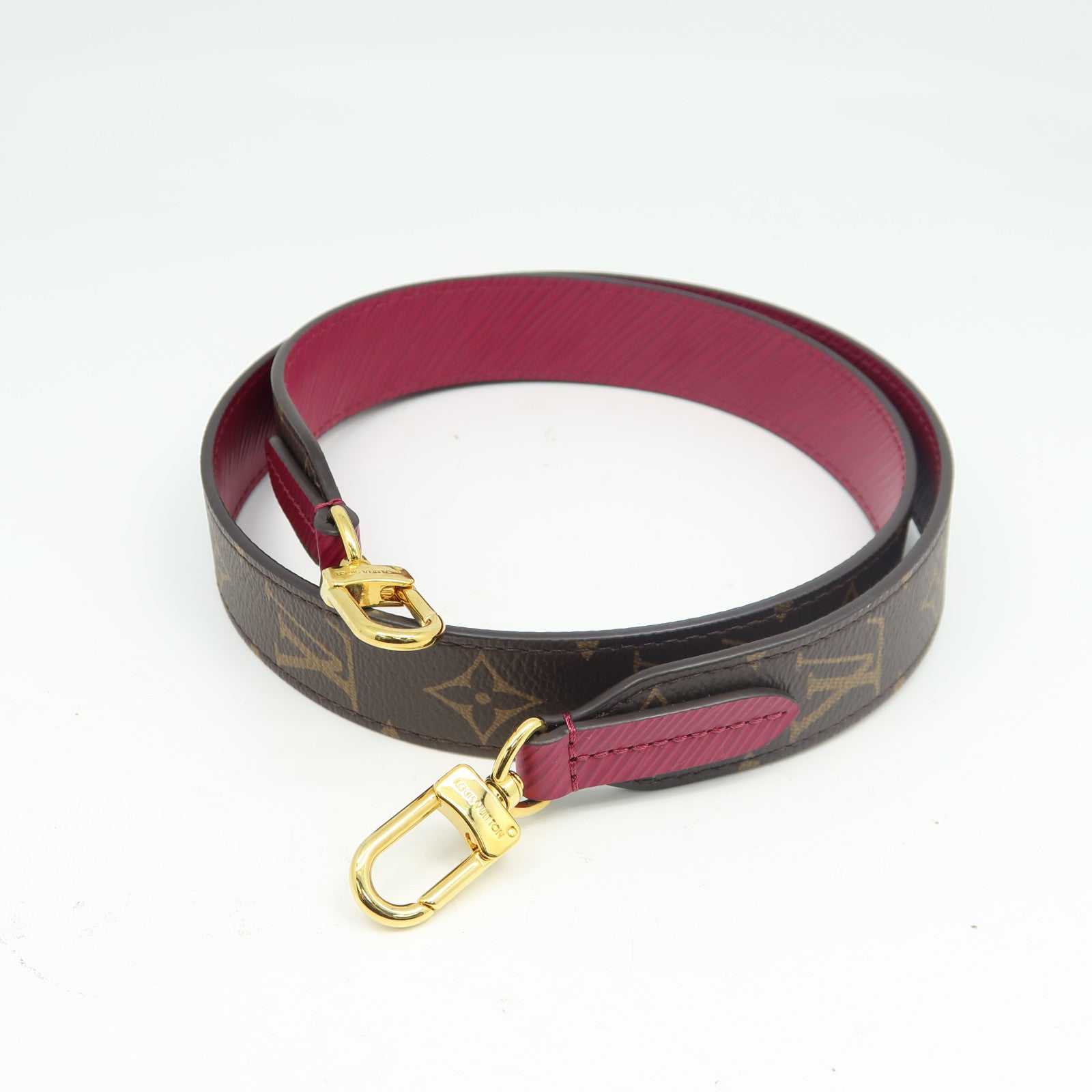 LOUIS VUITTON Monogram Vernis Spring Street金扣手挽肩背兩用袋香檳灰色