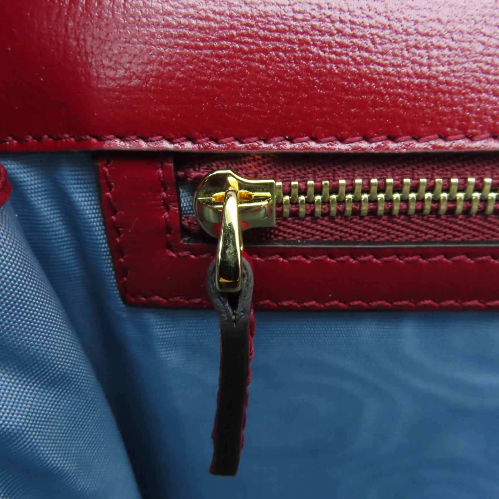GUCCI 【激減優惠】牛皮皮革Shoulder  Bag金扣肩背袋紅色