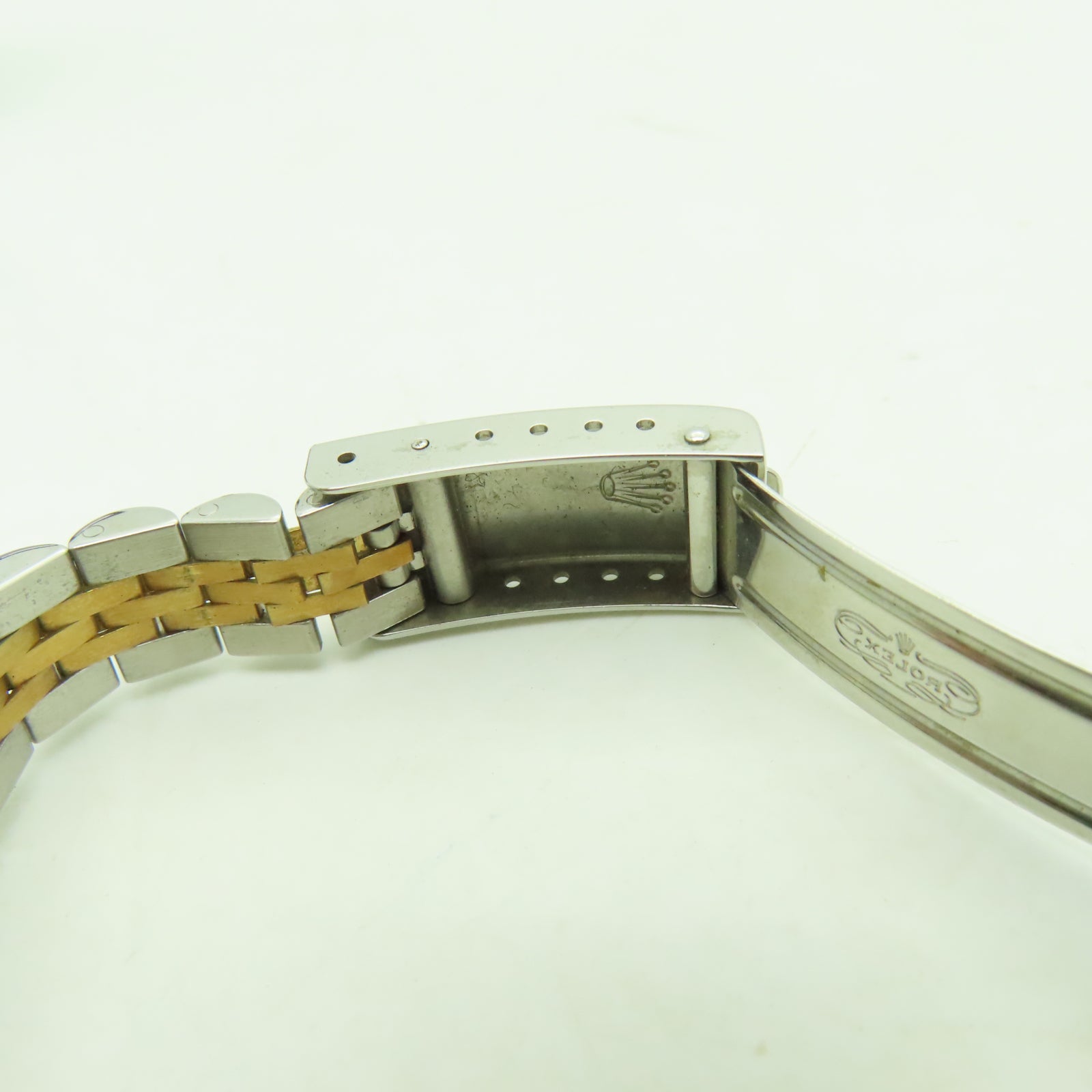 ROLEX Datejust 26mm不鏽鋼/18K黃金手錶自動機芯白色