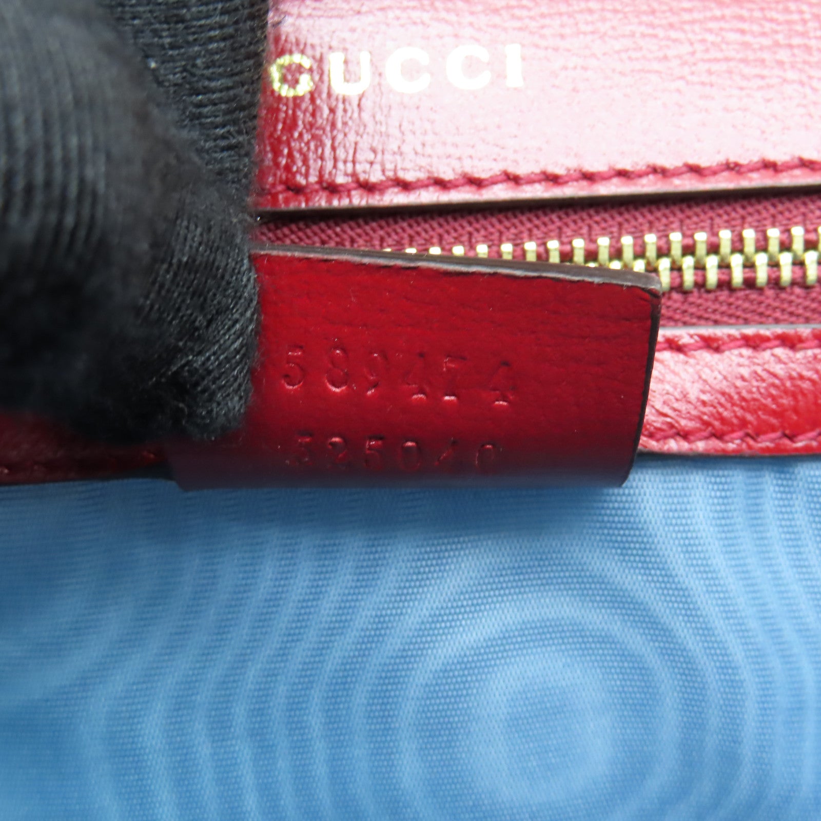 GUCCI 【激減優惠】牛皮皮革Shoulder  Bag金扣肩背袋紅色
