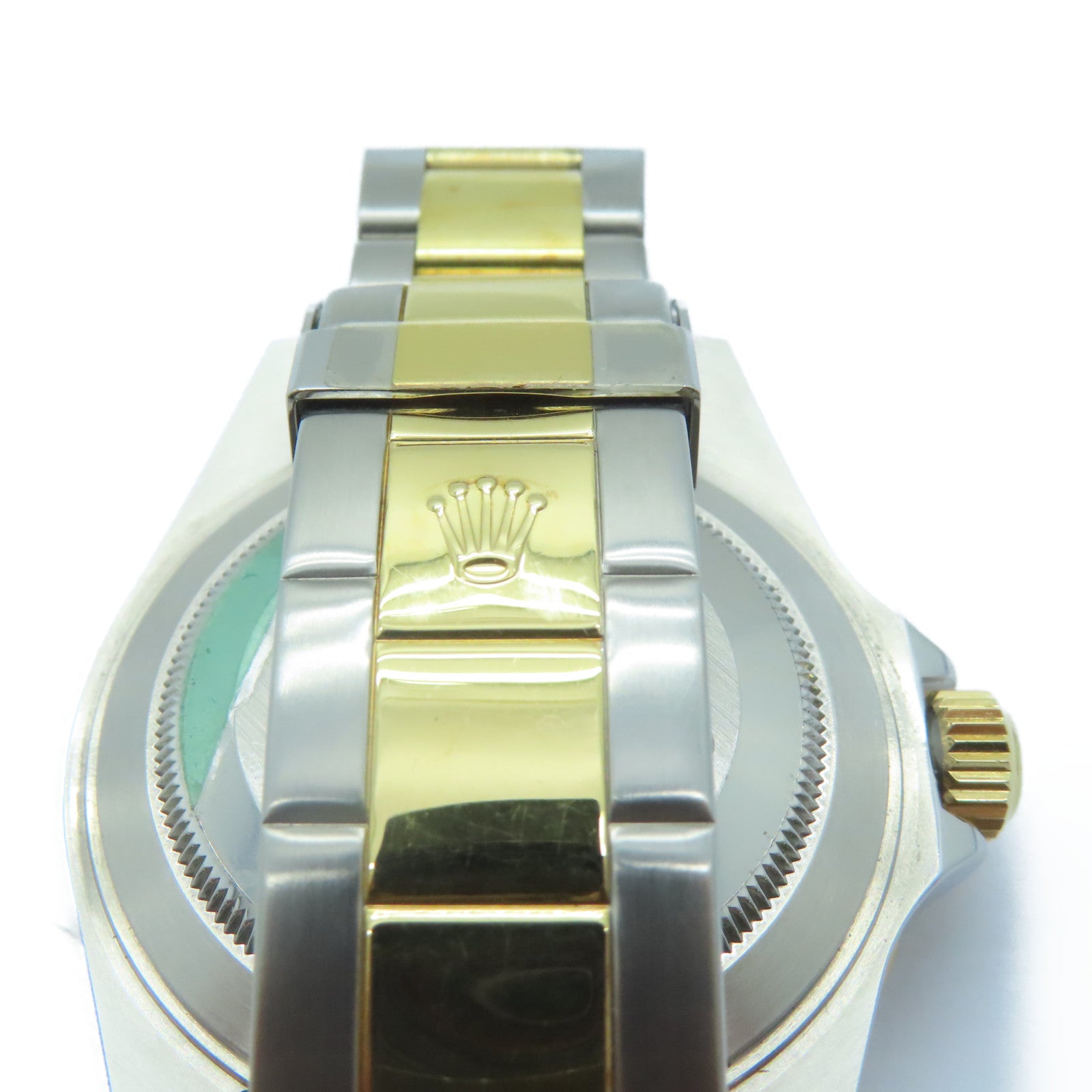 ROLEX Submarinar Date不鏽鋼/18K黃金手錶自動機芯黑色
