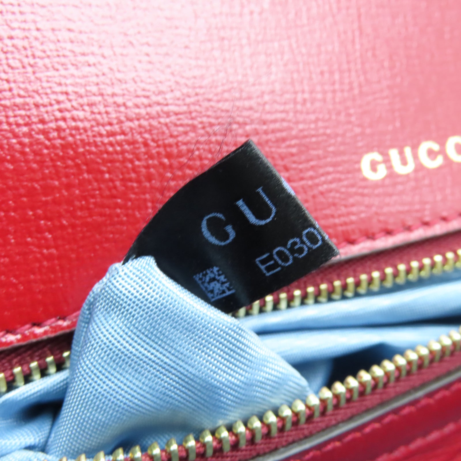 GUCCI 【激減優惠】牛皮皮革Shoulder  Bag金扣肩背袋紅色