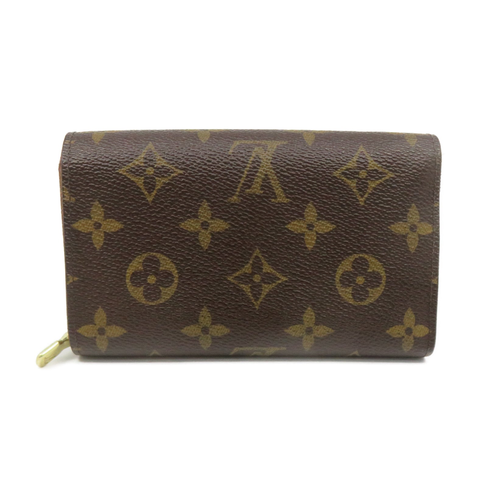LOUIS VUITTON Monogram Portefeille Tresor Wallet brown