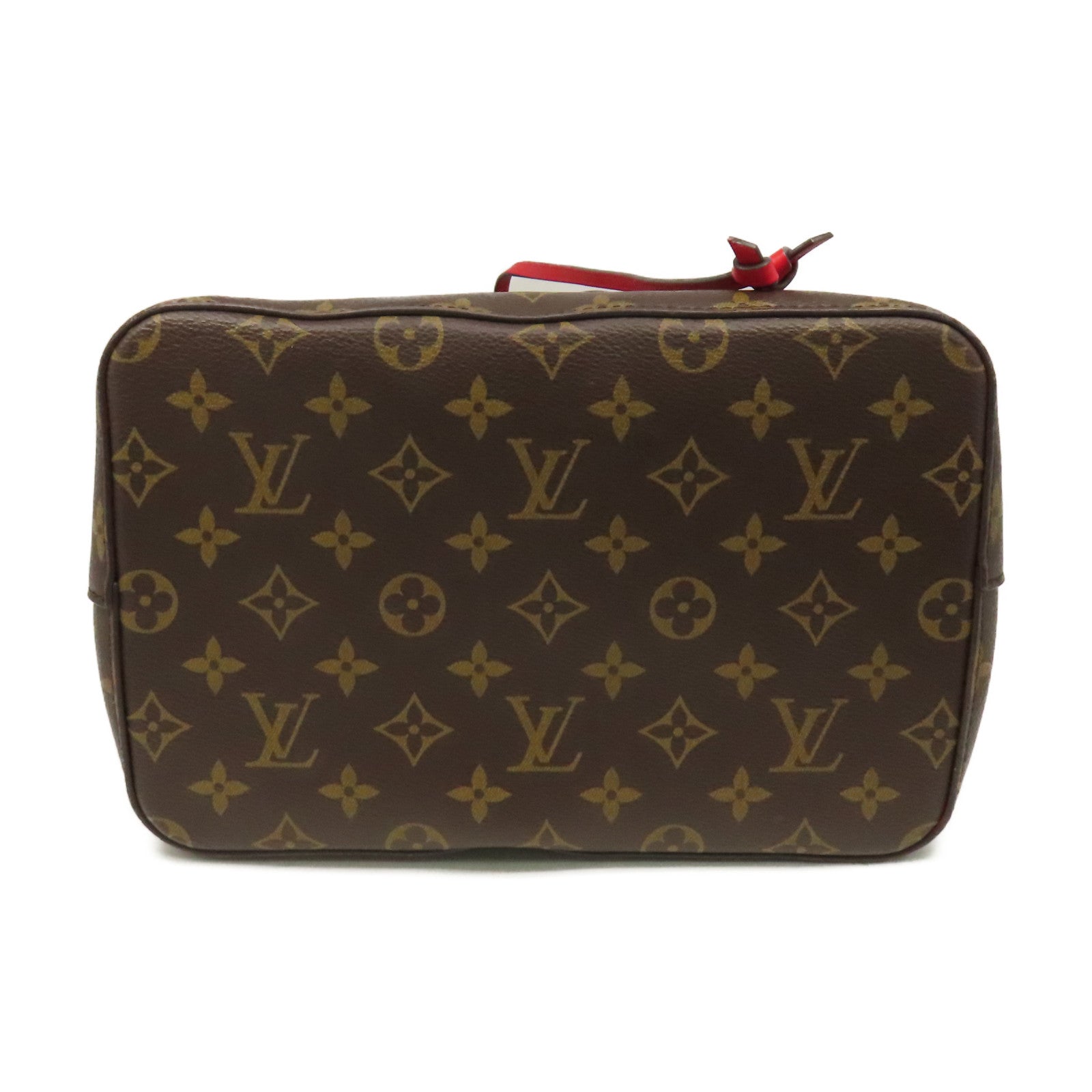 LOUIS VUITTON Monogram NeoNoe Shoulder Bag肩背袋啡色/紅色