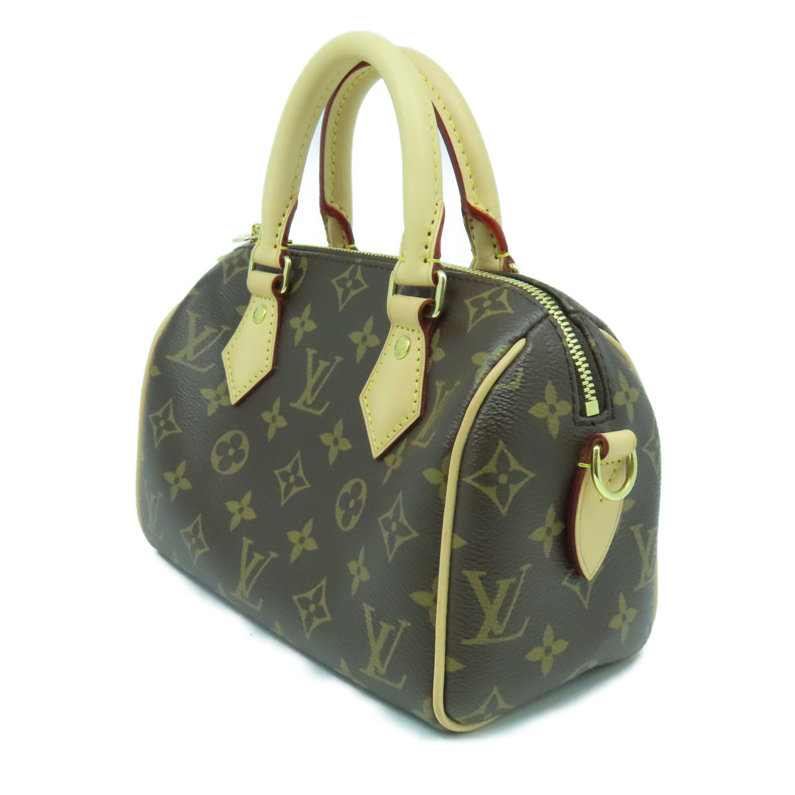 LOUIS VUITTON Monogram Speedy Bandouliere 20金扣手挽肩背兩用袋啡色