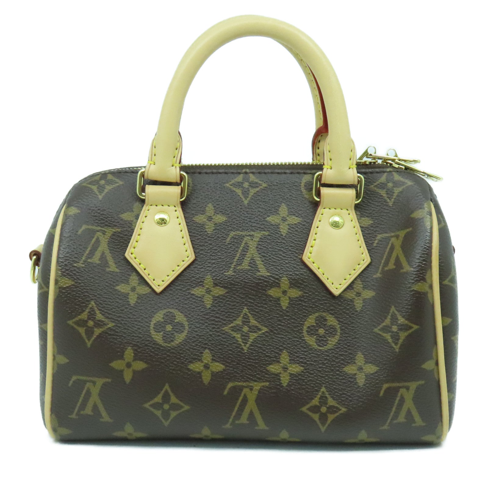 LOUIS VUITTON Monogram Speedy Bandouliere 20金扣手挽肩背兩用袋啡色
