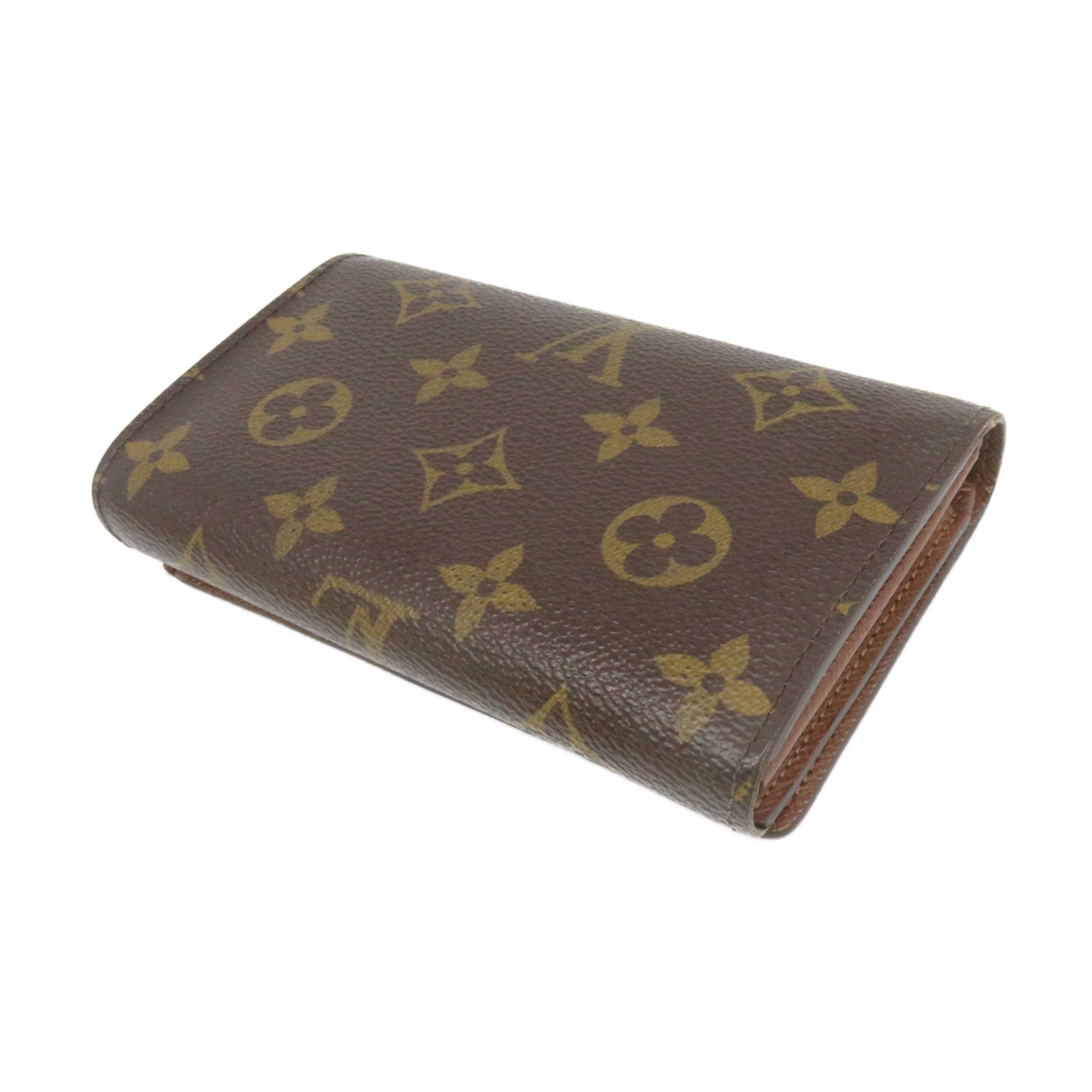 LOUIS VUITTON Monogram Portefeille Tresor Wallet brown