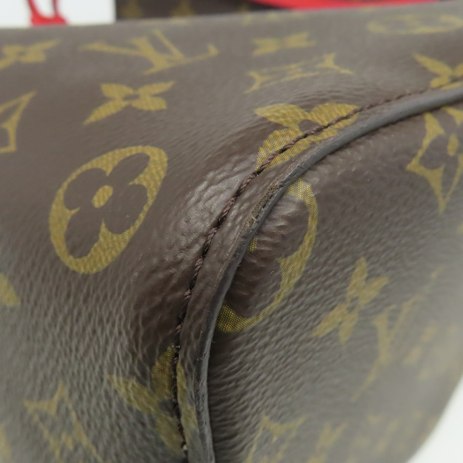 LOUIS VUITTON Monogram NeoNoe Shoulder Bag肩背袋啡色/紅色