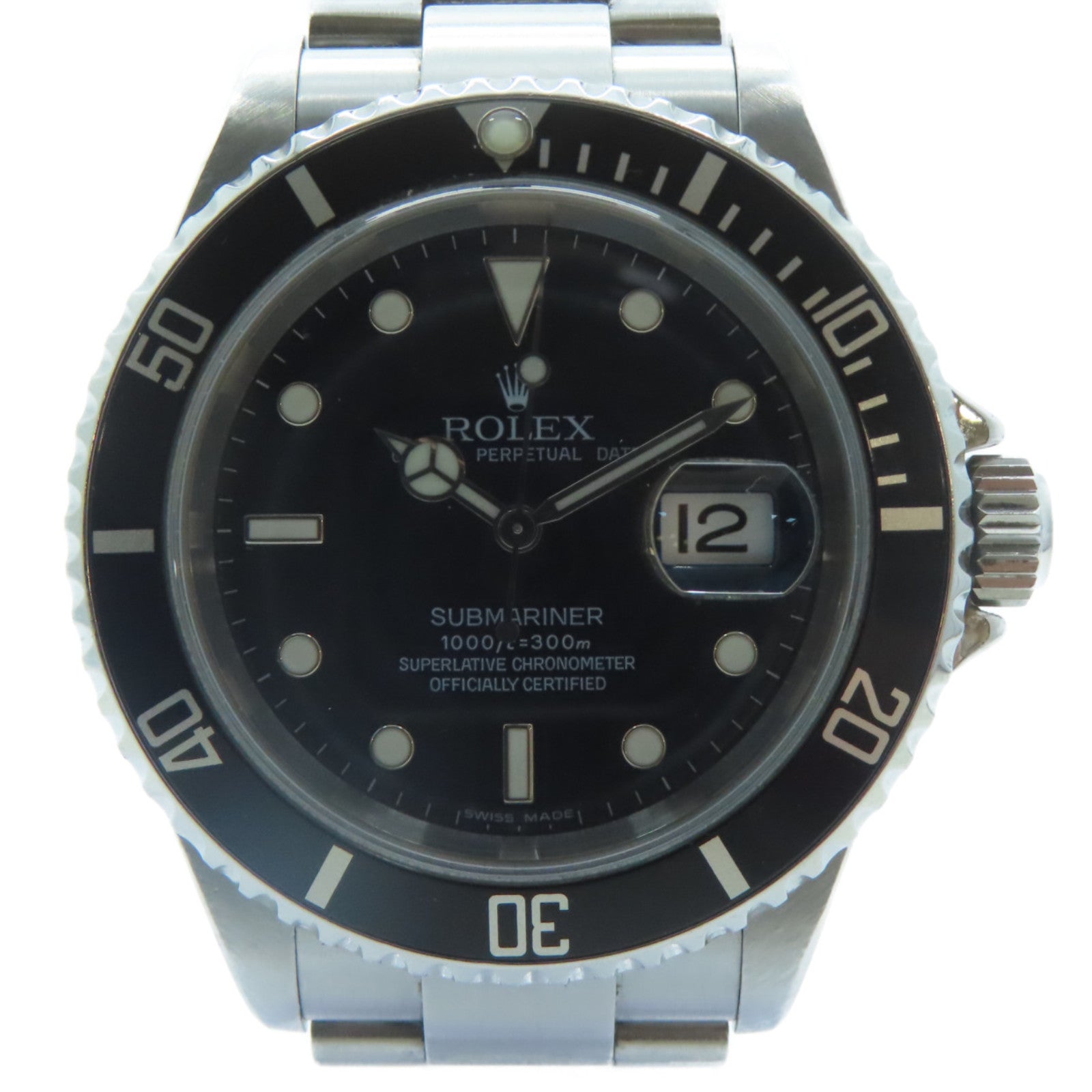 ROLEX Submariner不鏽鋼手錶自動機芯黑色