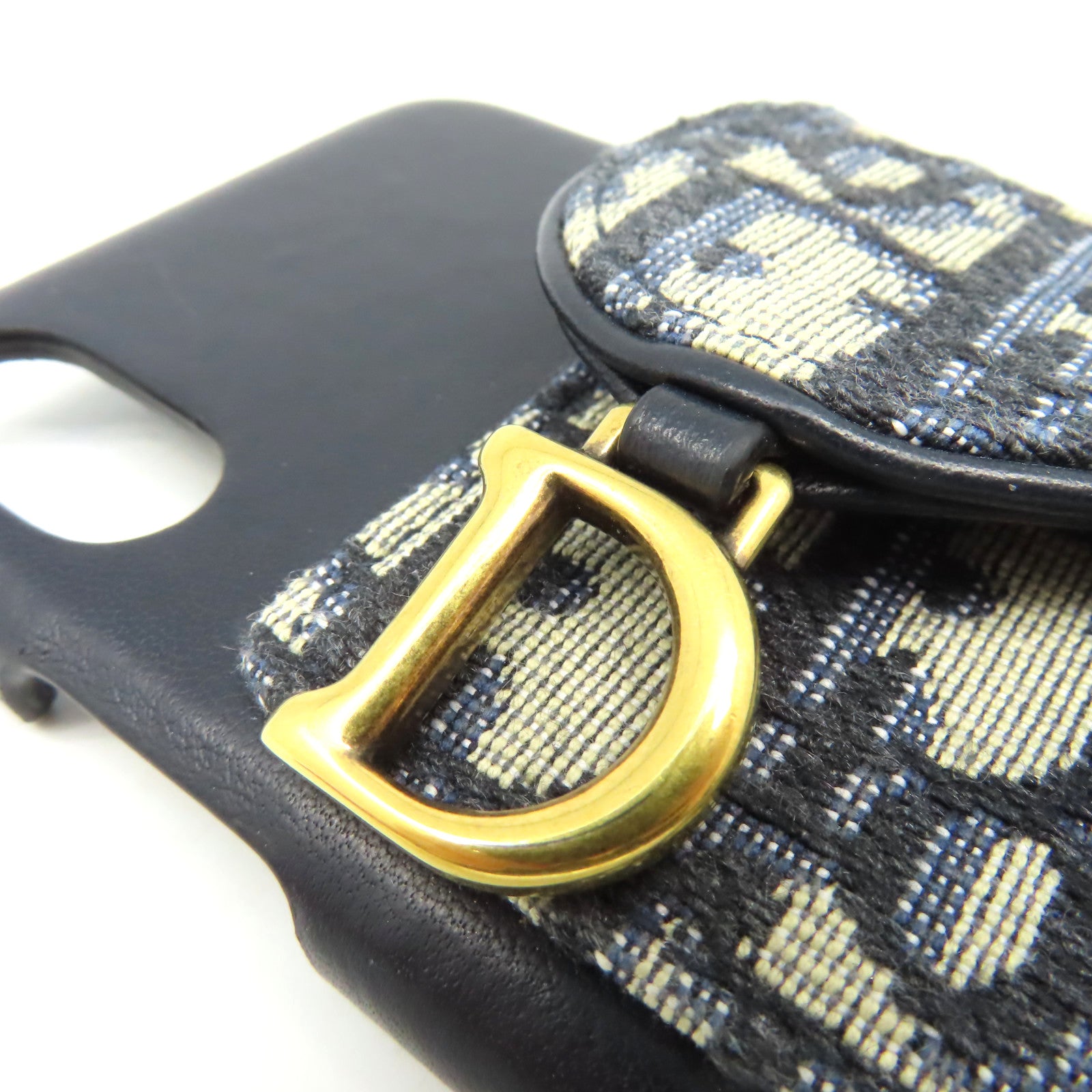 Dior 帆布iPhone X/XS Case手機保護套寶藍色