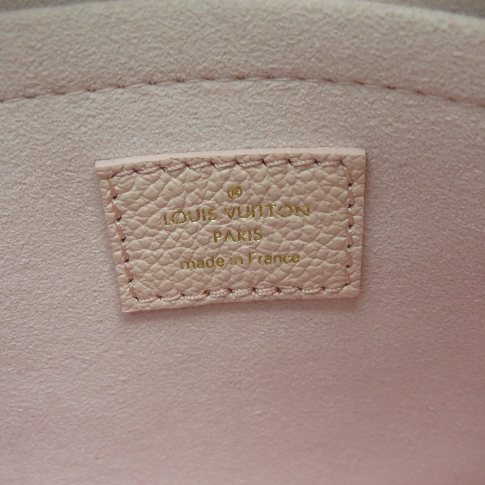 LOUIS VUITTON Monogram Empreinte Speedy Bandouliere 20金扣手挽肩背兩用袋粉紅色
