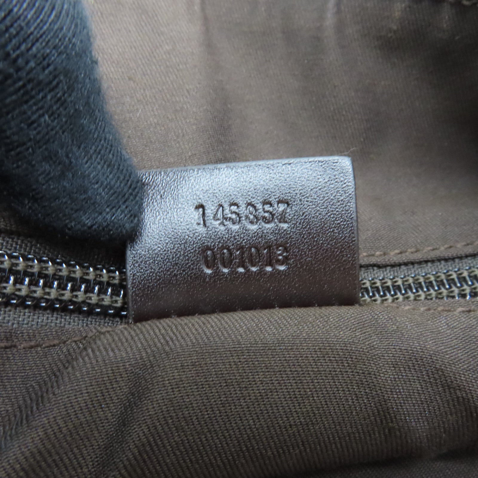 GUCCI 【激減優惠】帆布Cross Carry Bag銀扣肩背袋棕色