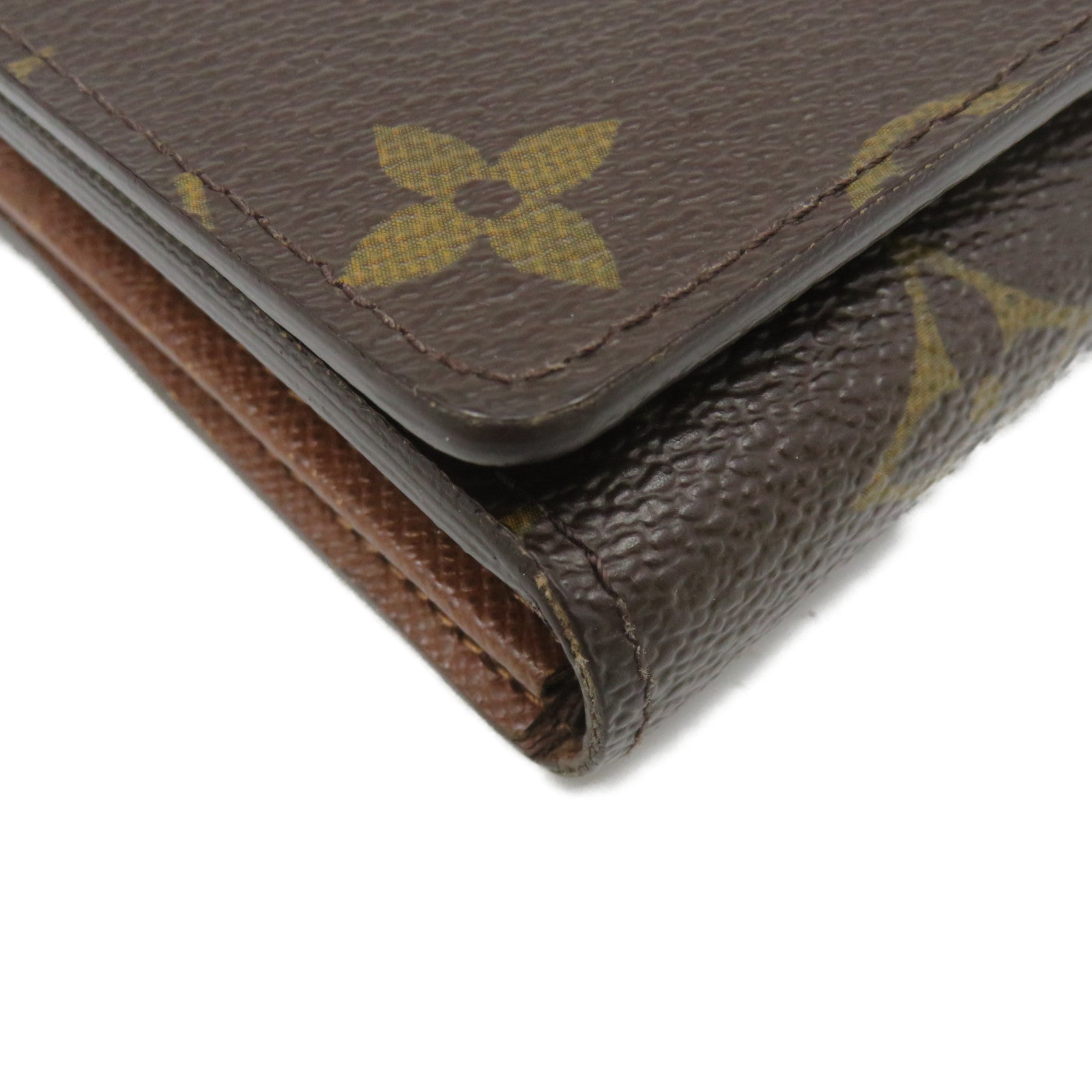 LOUIS VUITTON Monogram Portefeille Tresor Wallet brown