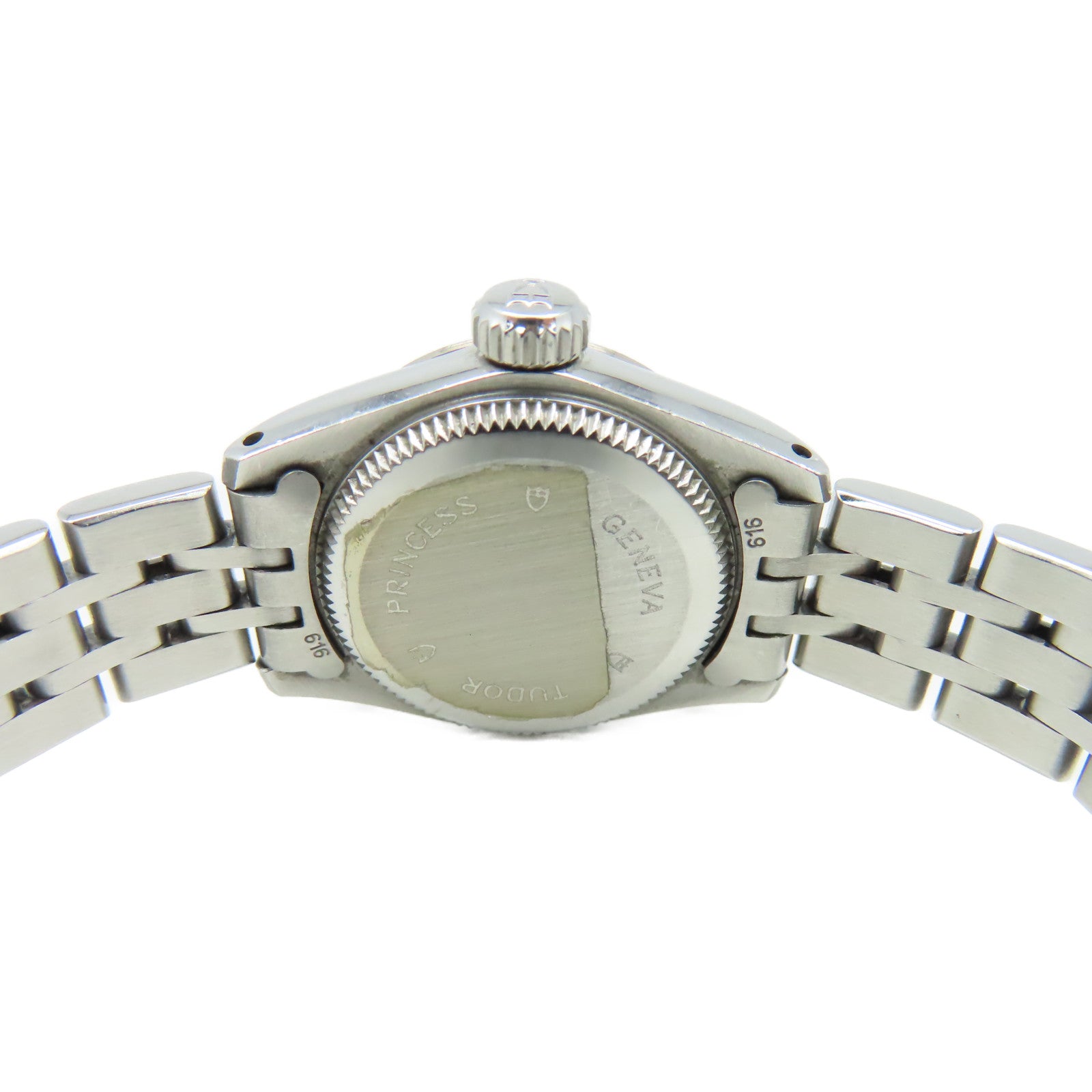 TUDOR 18K白金/不鏽鋼Princeess Date手錶自動機芯珍珠色