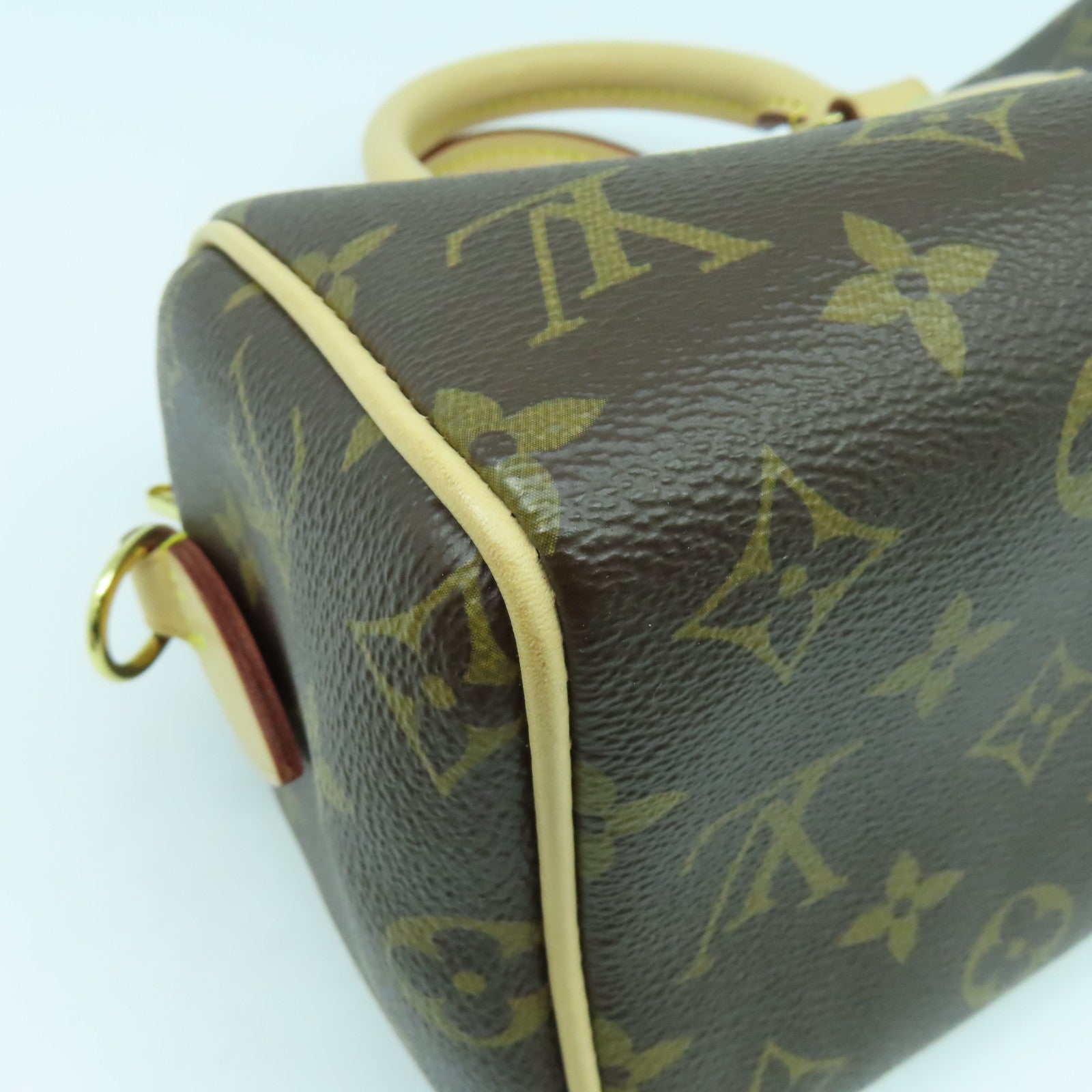 LOUIS VUITTON Monogram Speedy Bandouliere 20金扣手挽肩背兩用袋啡色