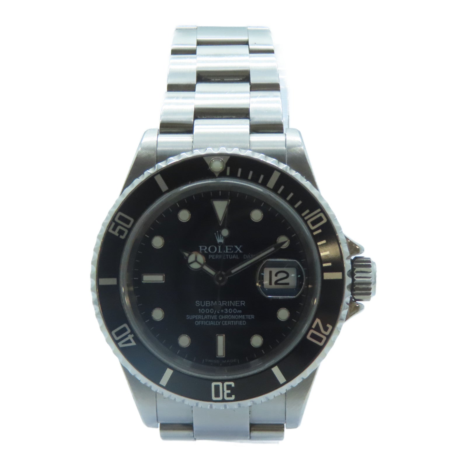 ROLEX Submariner不鏽鋼手錶自動機芯黑色