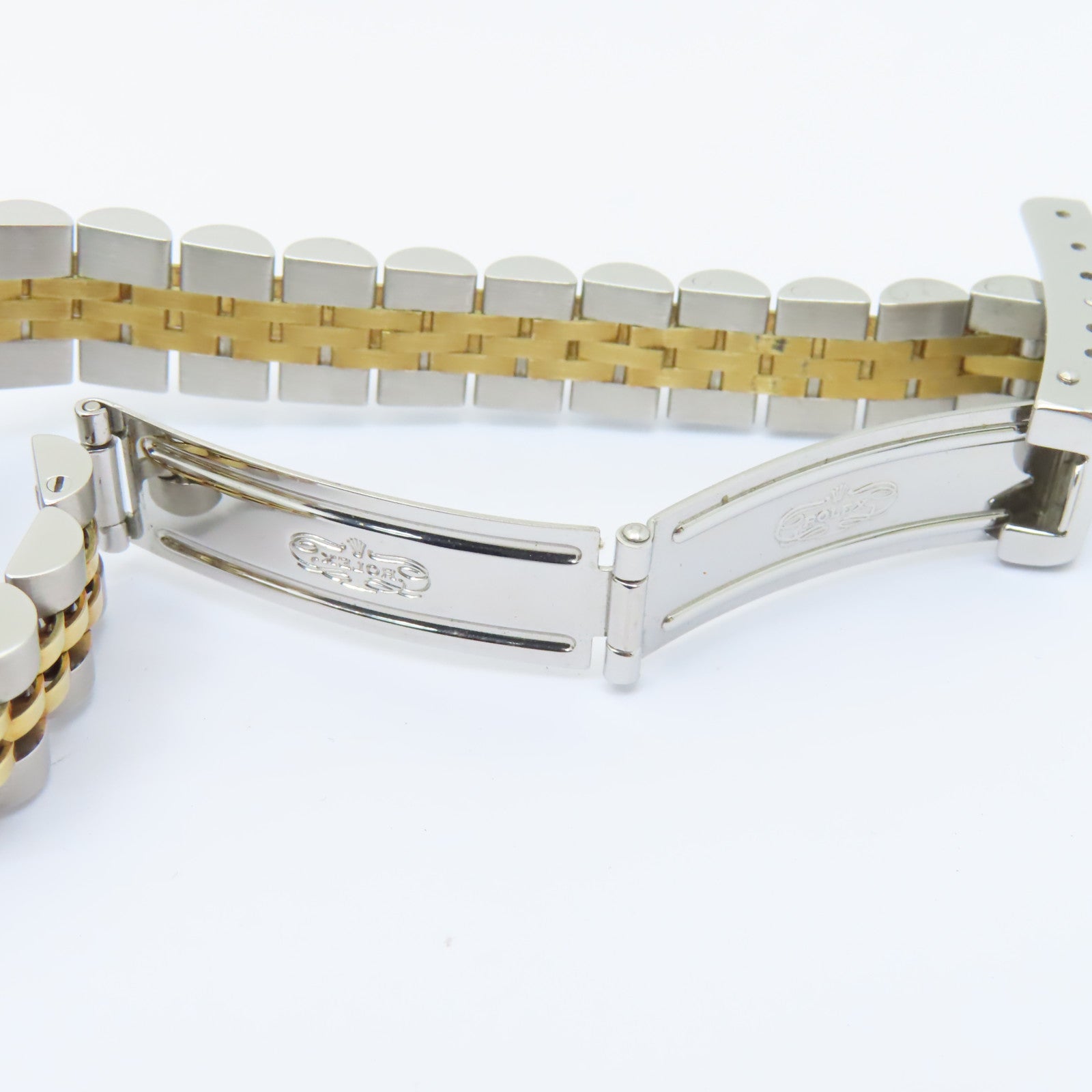 ROLEX Datejust 18K黄金/不鏽鋼手錶自動機芯金色