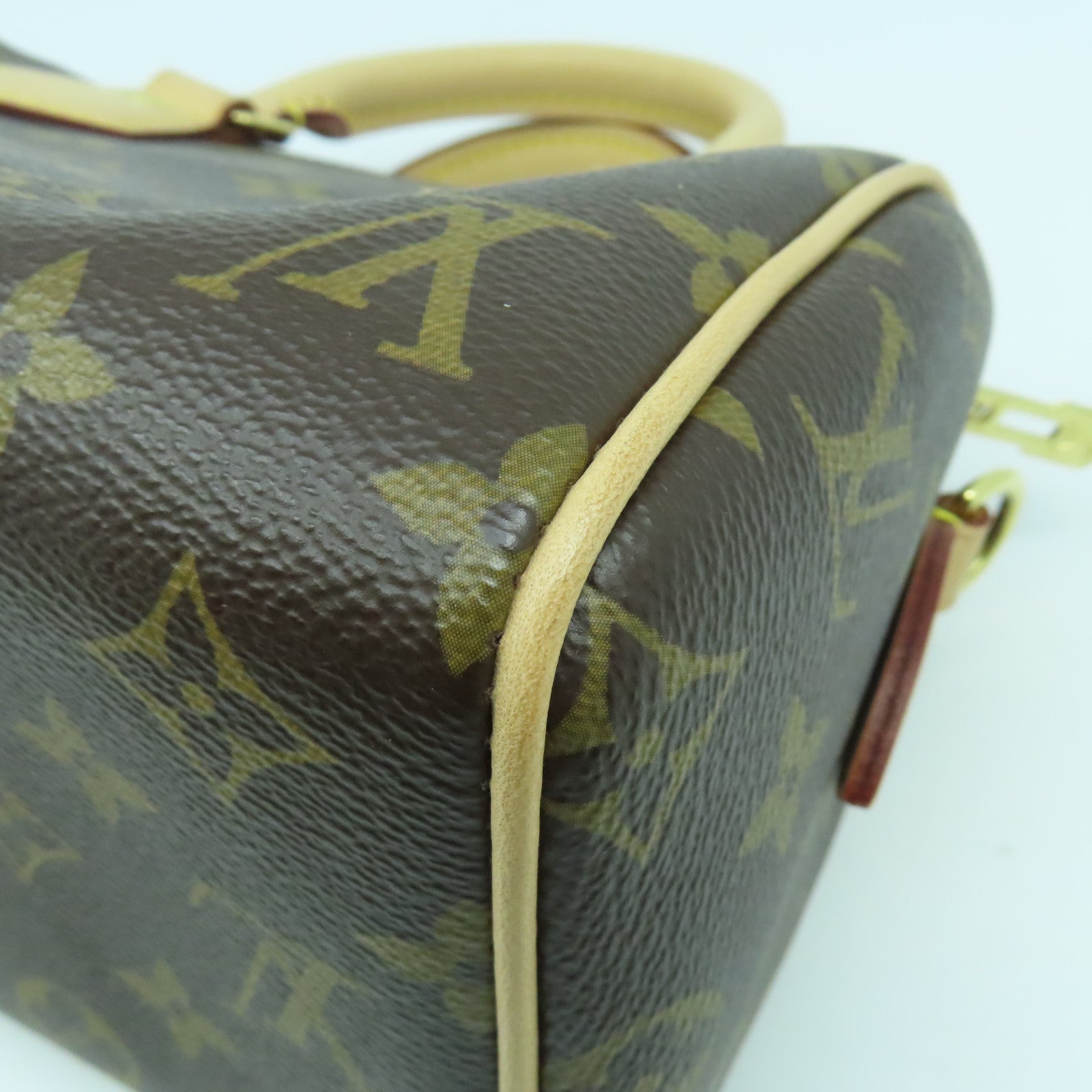 LOUIS VUITTON Monogram Speedy Bandouliere 20金扣手挽肩背兩用袋啡色