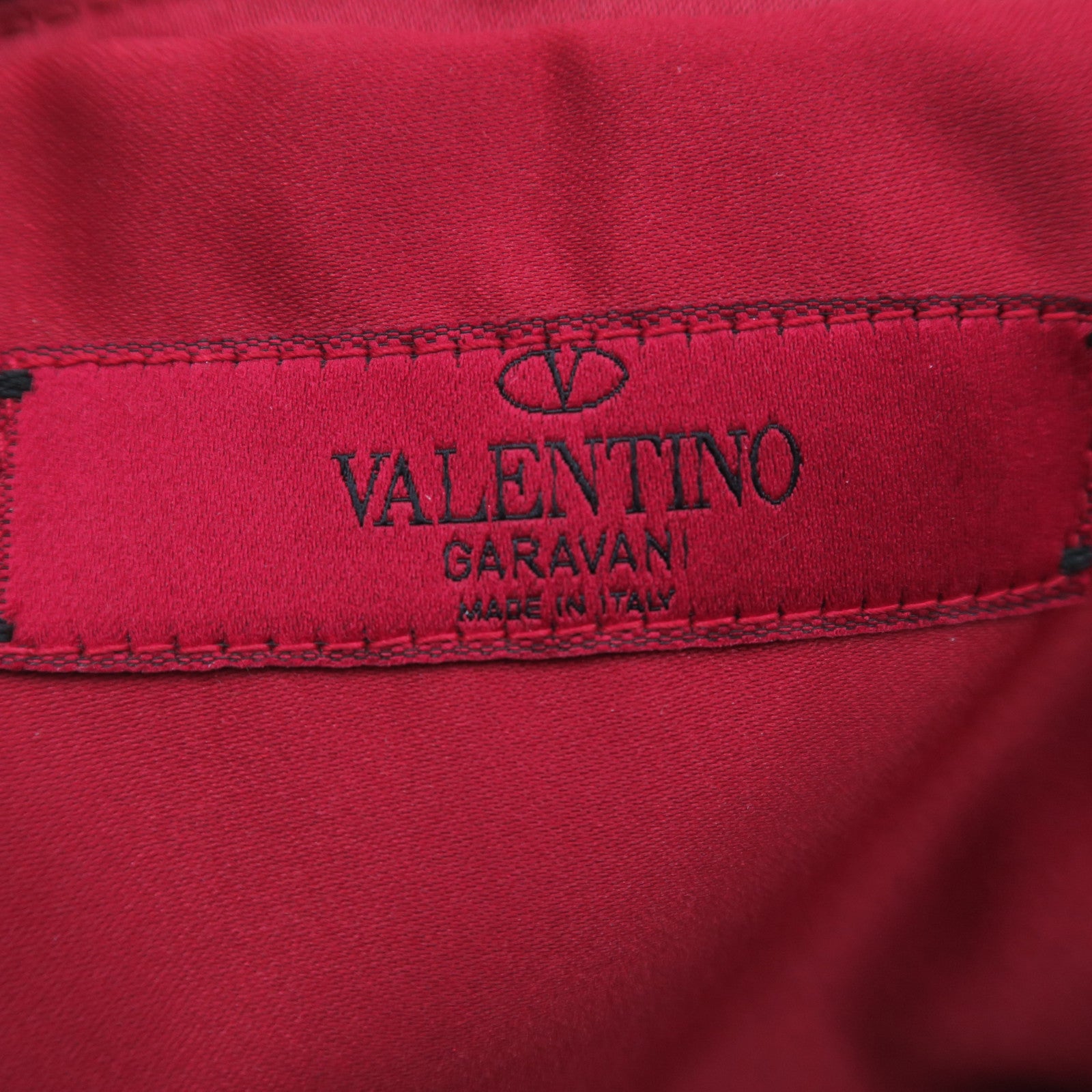Valentino 羊皮皮革Chain Bag金扣鏈帶肩背袋紅色