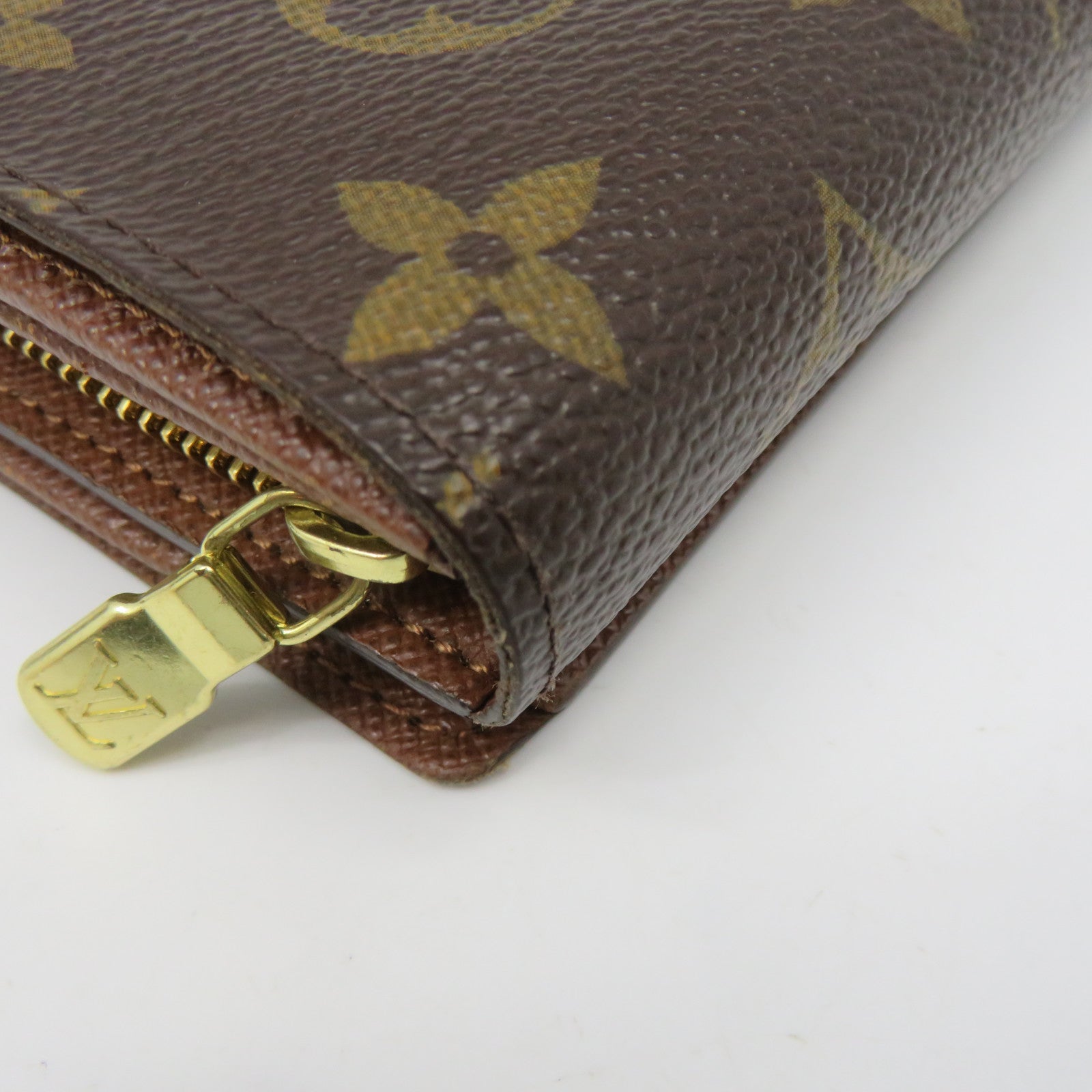 LOUIS VUITTON Monogram Portefeille Tresor Wallet brown