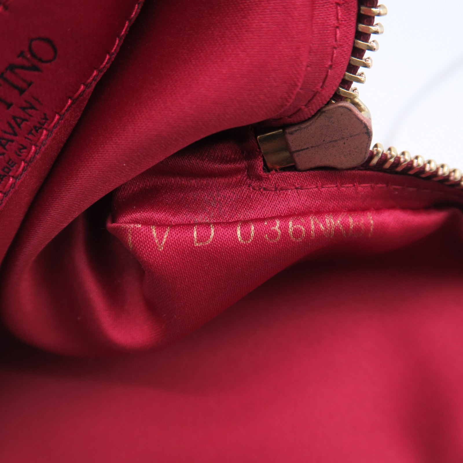 Valentino 羊皮皮革Chain Bag金扣鏈帶肩背袋紅色