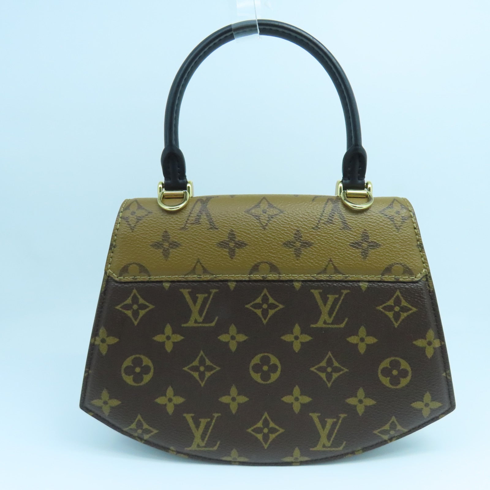 LOUIS VUITTON Monogram Tilsitt金扣手挽肩背兩用袋啡色/黑色