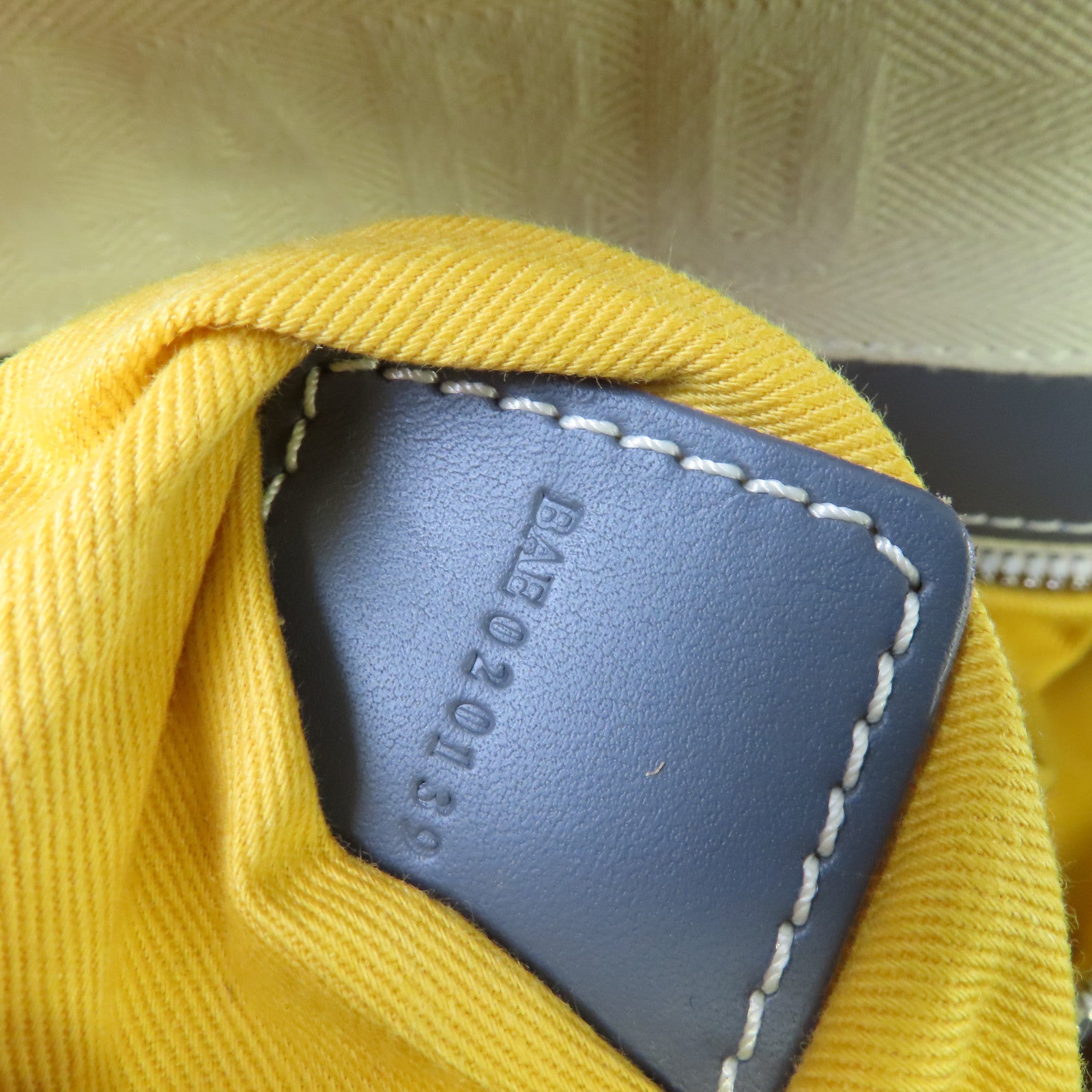 GOYARD 塗層帆布Bowling 45 Boston Bag銀扣波士頓包灰色/黃色