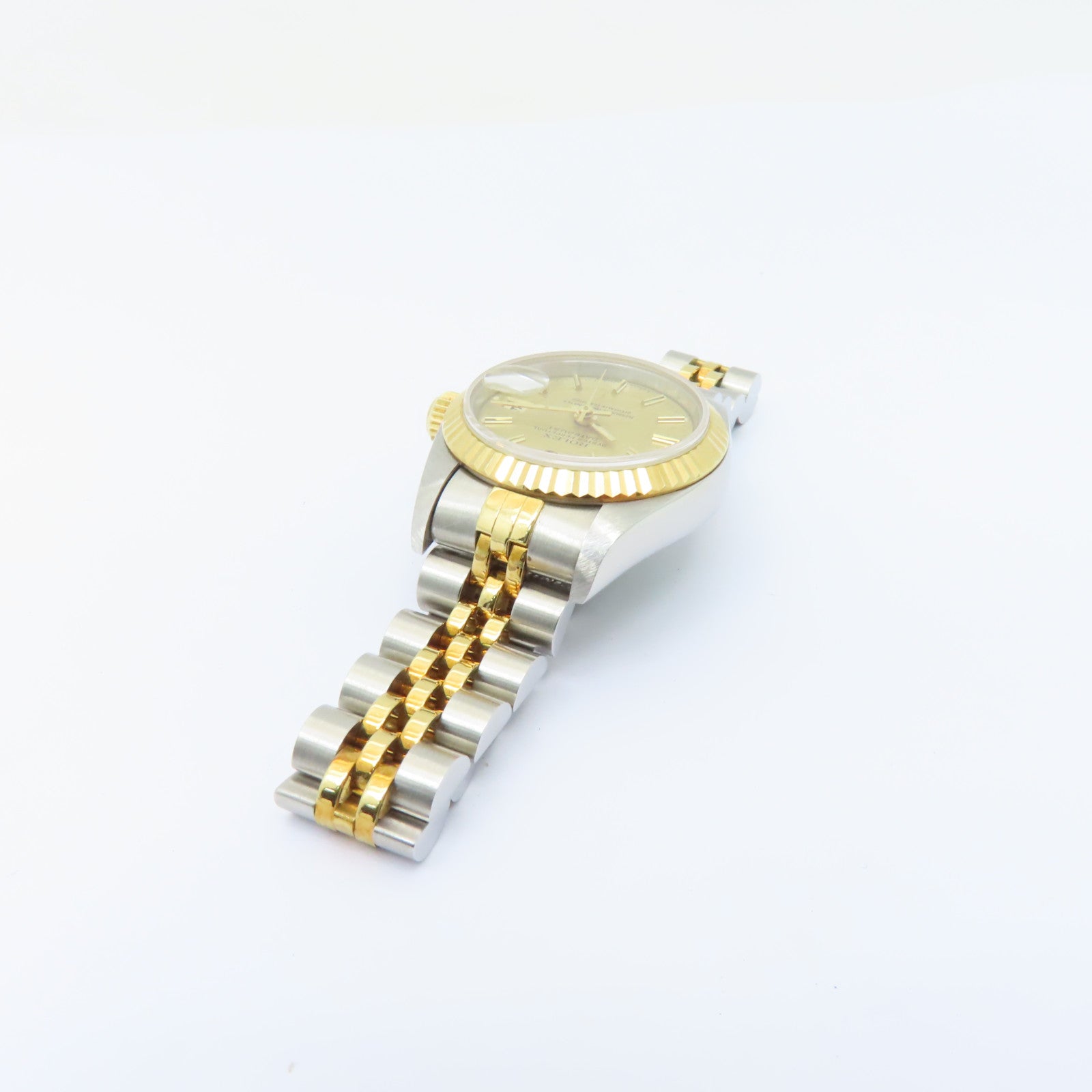 ROLEX Datejust 18K黄金/不鏽鋼手錶自動機芯金色