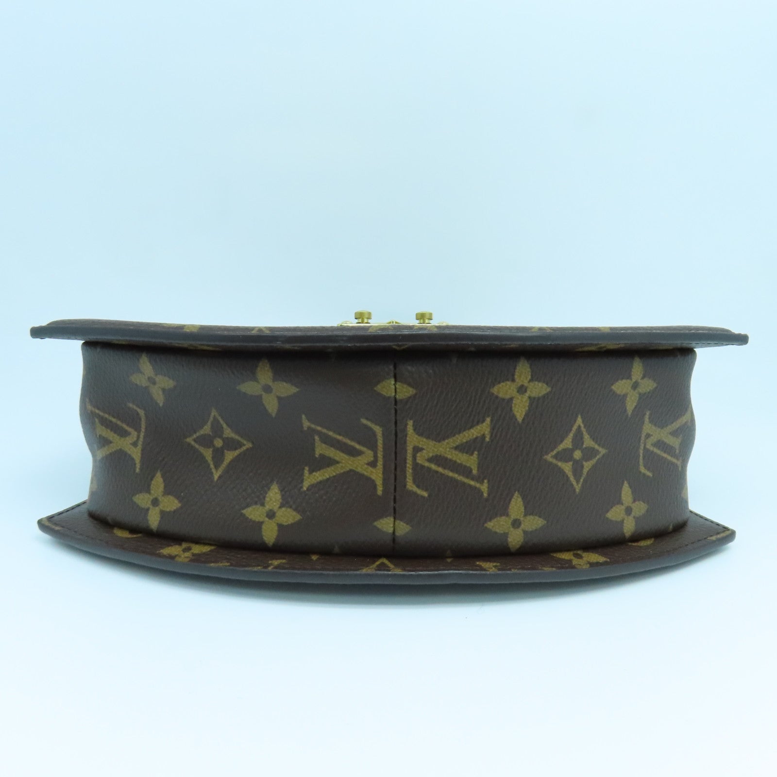 LOUIS VUITTON Monogram Tilsitt金扣手挽肩背兩用袋啡色/黑色
