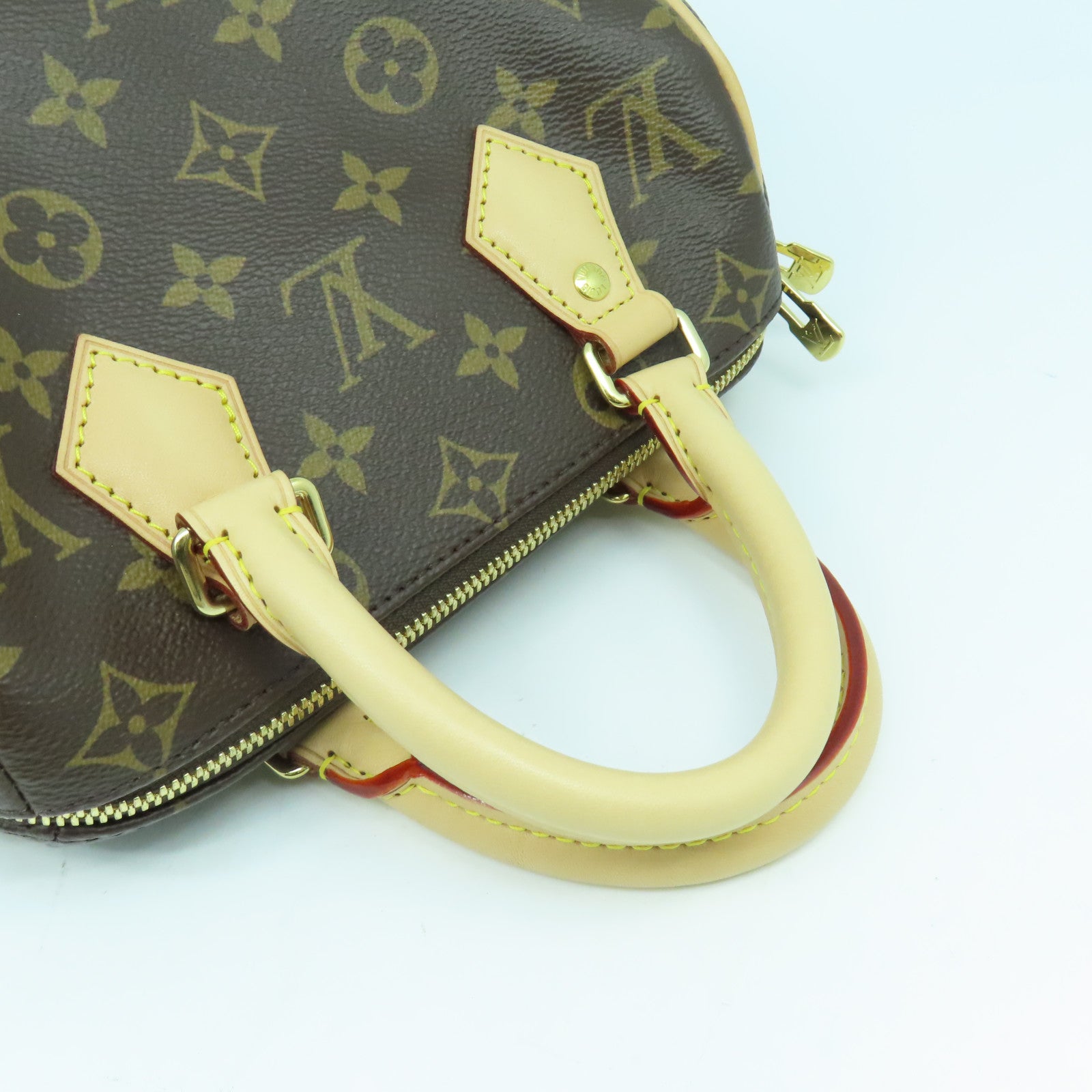 LOUIS VUITTON Monogram Speedy Bandouliere 20金扣手挽肩背兩用袋啡色