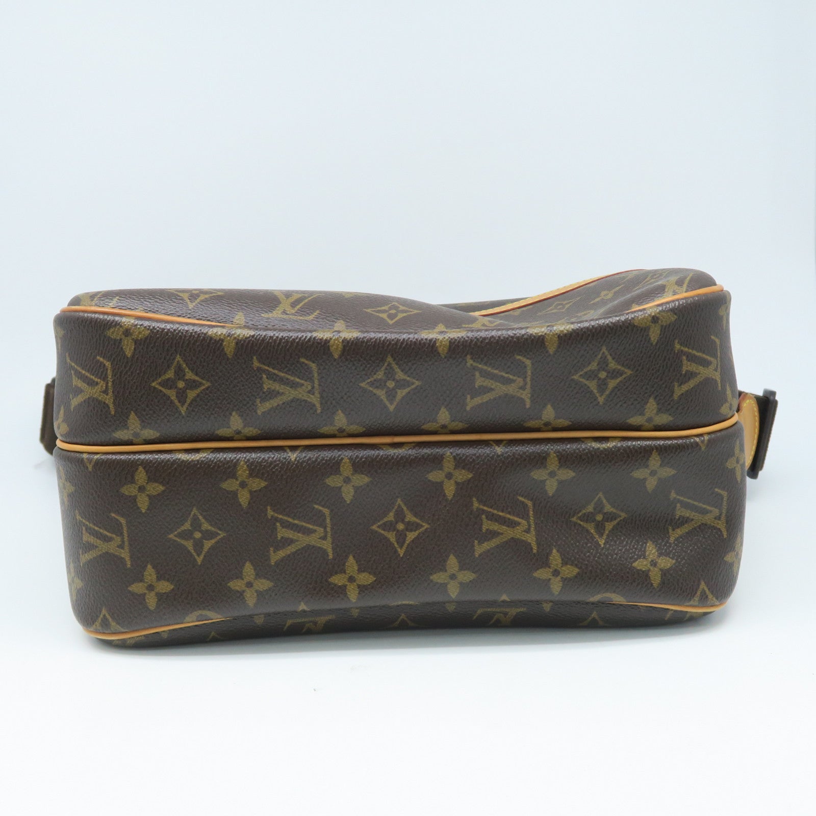 LOUIS VUITTON Monogram Reporter金扣肩背袋棕色