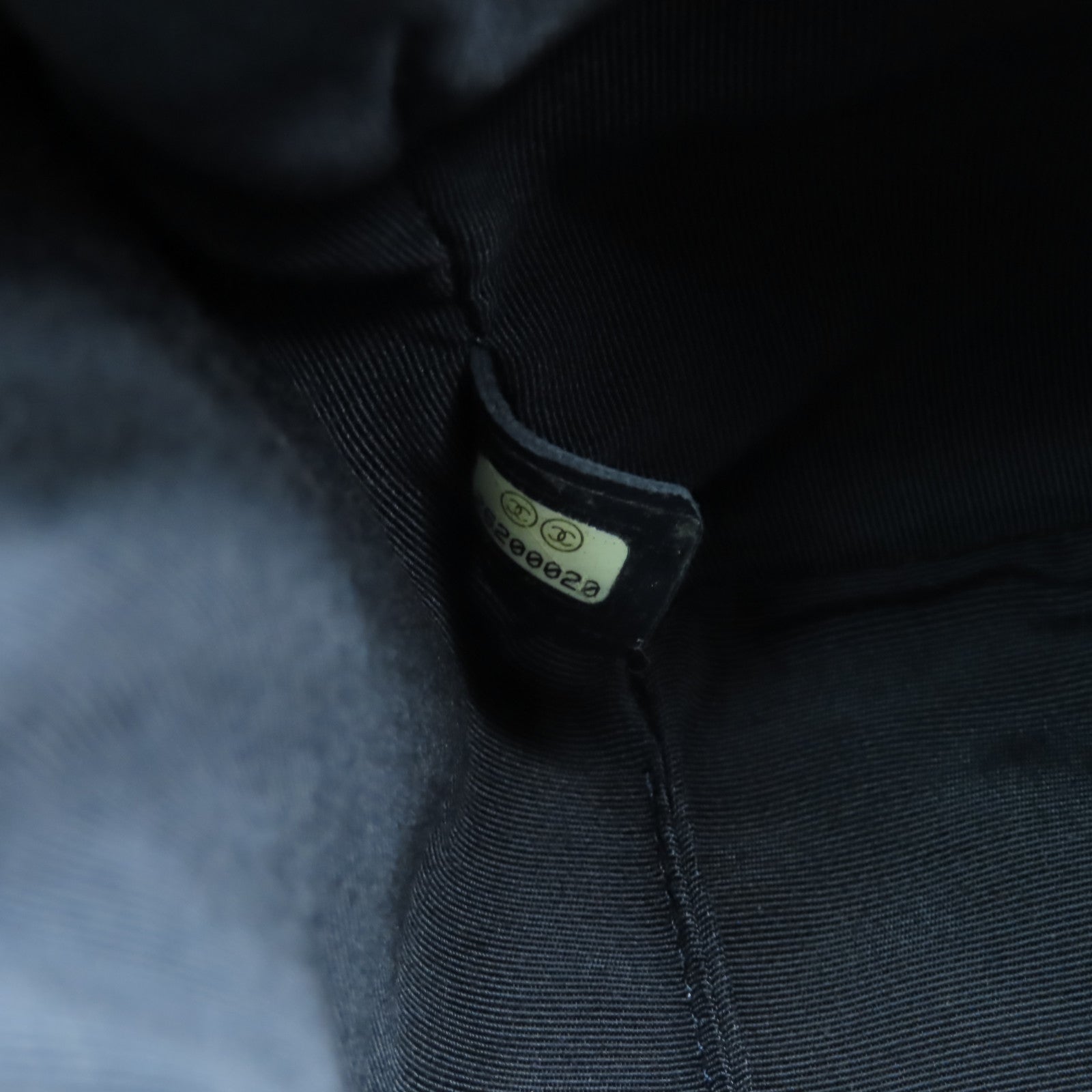 CHANEL 菱格Caviar皮革２Way Shoulder銀扣手挽肩背兩用袋藍色