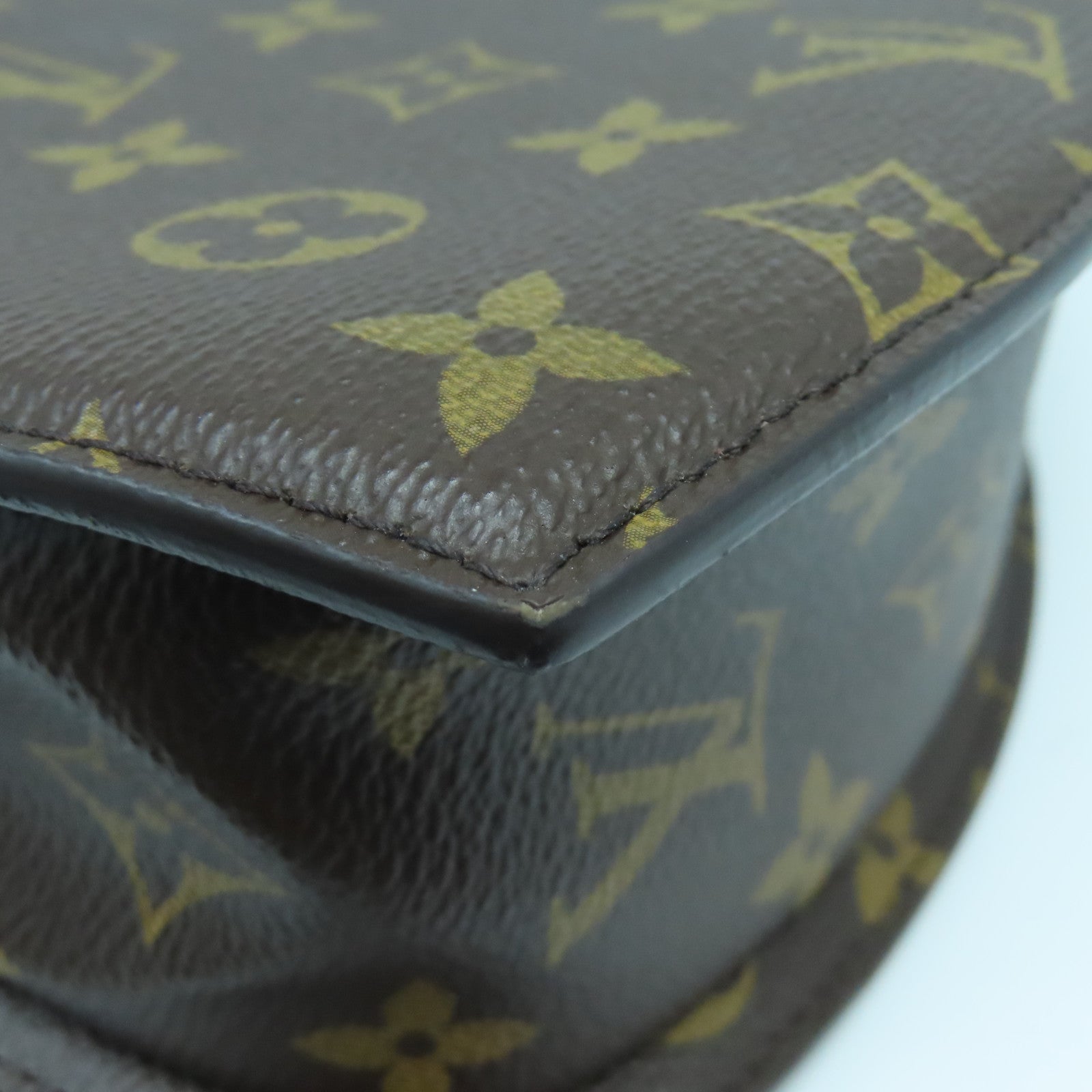 LOUIS VUITTON Monogram Tilsitt金扣手挽肩背兩用袋啡色/黑色