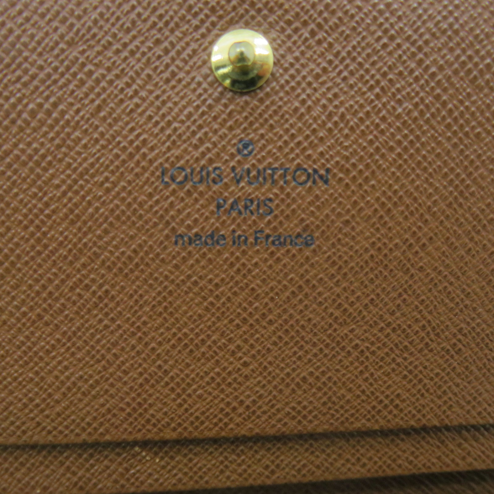 LOUIS VUITTON Monogram Portefeille Tresor Wallet brown