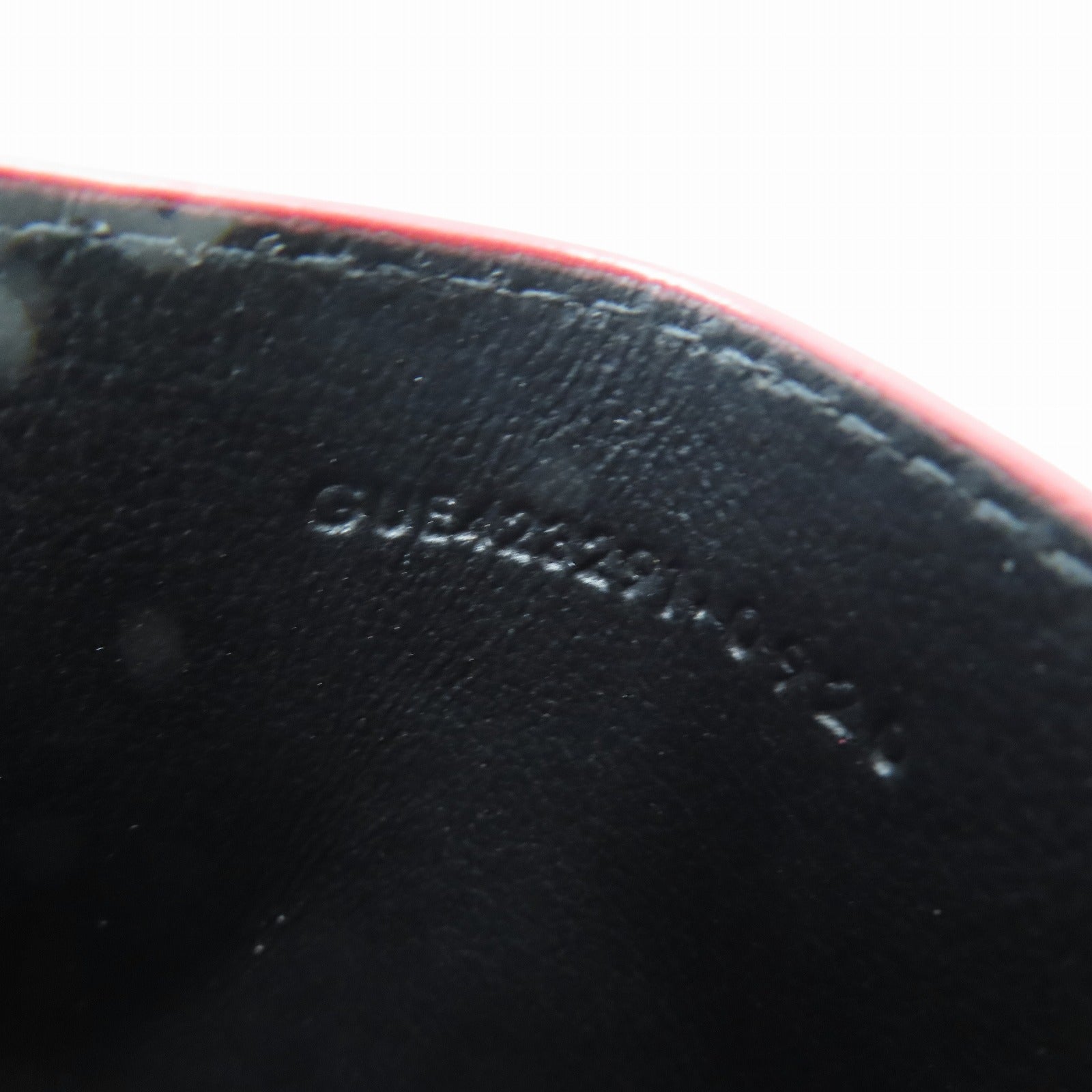 SAINT LAURENT 牛皮皮革Card Case金扣卡片套紅色