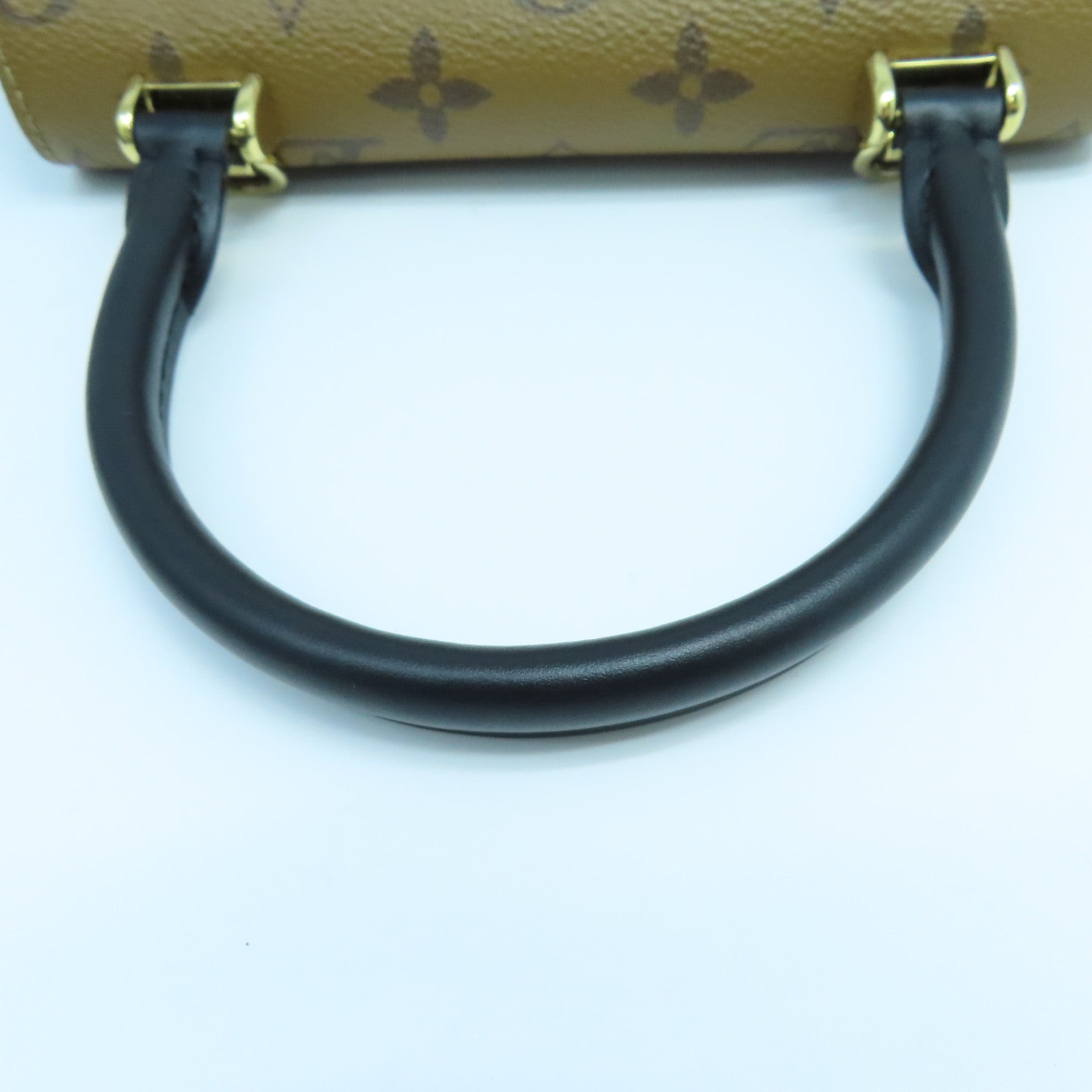 LOUIS VUITTON Monogram Tilsitt金扣手挽肩背兩用袋啡色/黑色