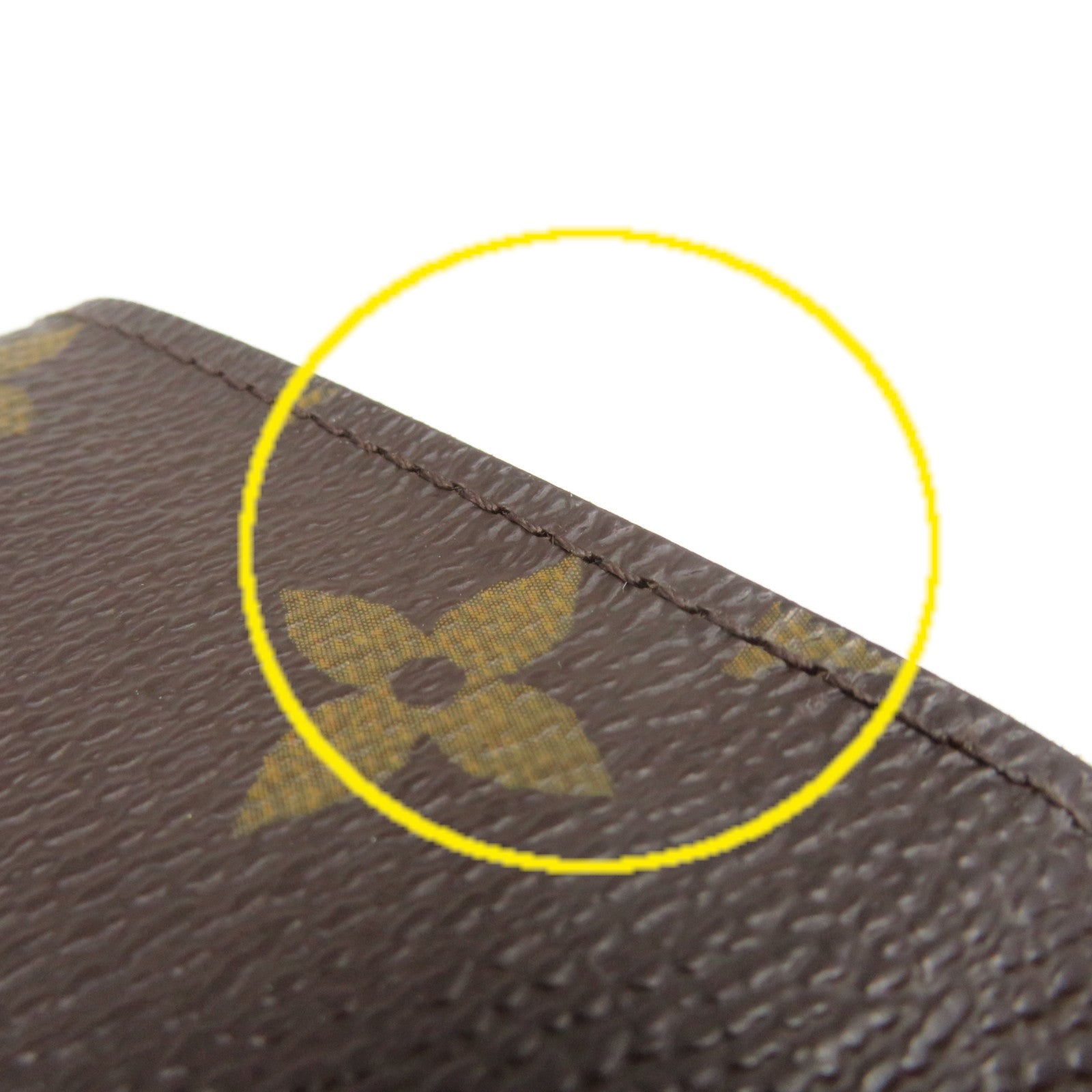 LOUIS VUITTON Monogram Portefeille Tresor Wallet brown