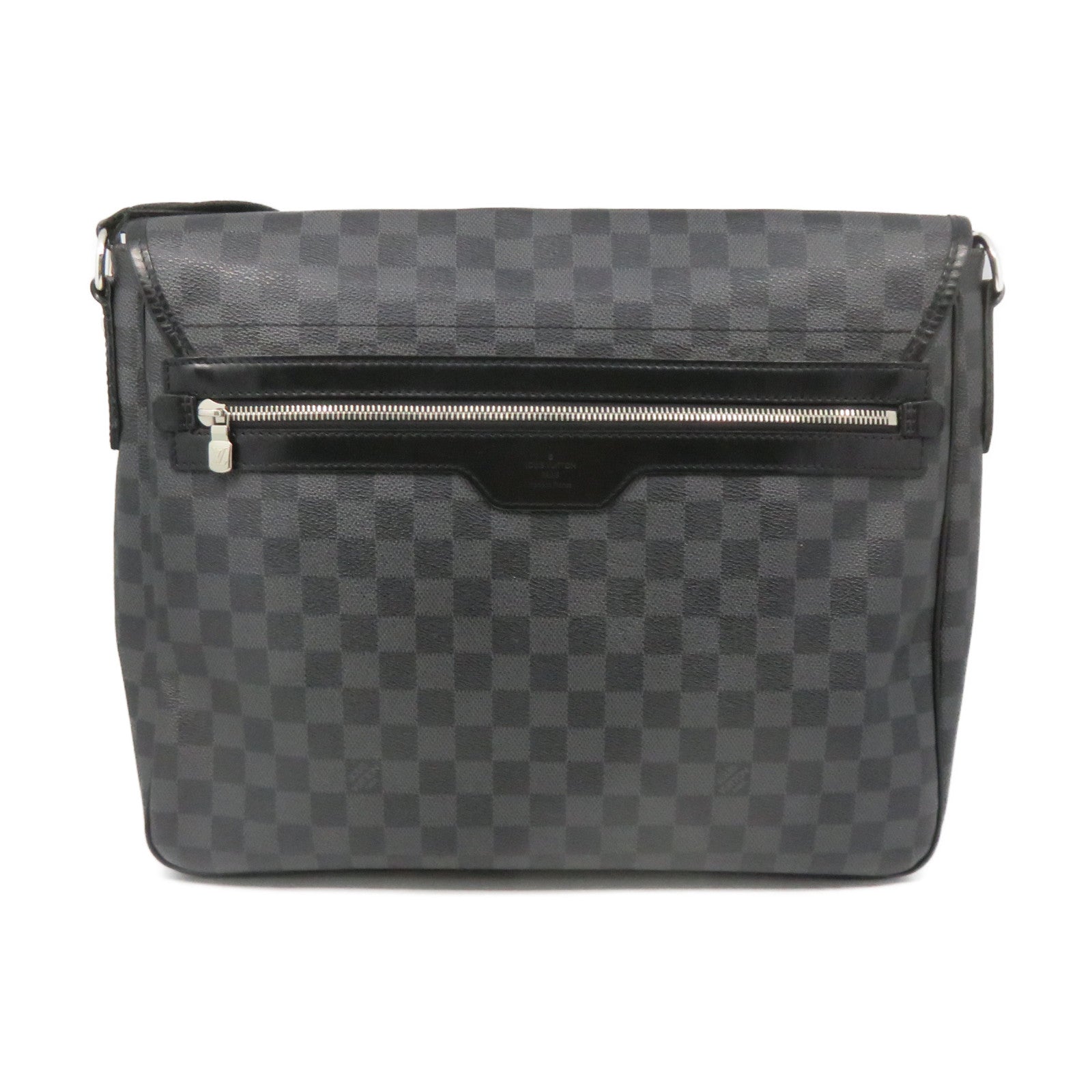 LOUIS VUITTON Damier Daniel GM Shoulder Bag肩背袋黑色